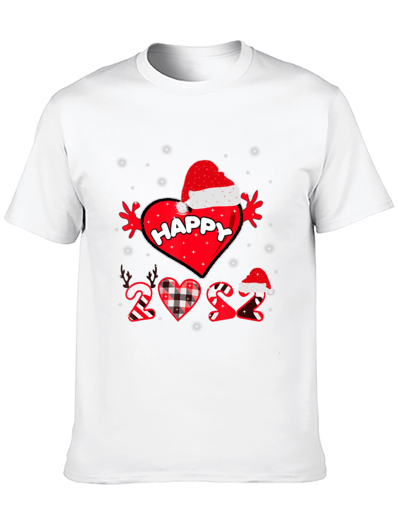 Happy 2022 Christmas Heart T-Shirt