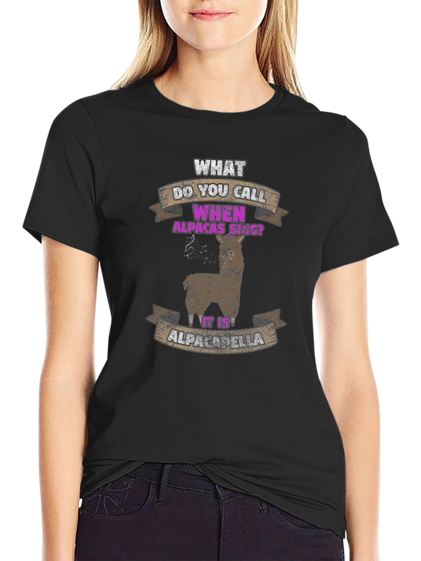 Alpaca-della Mens Graphic Tee