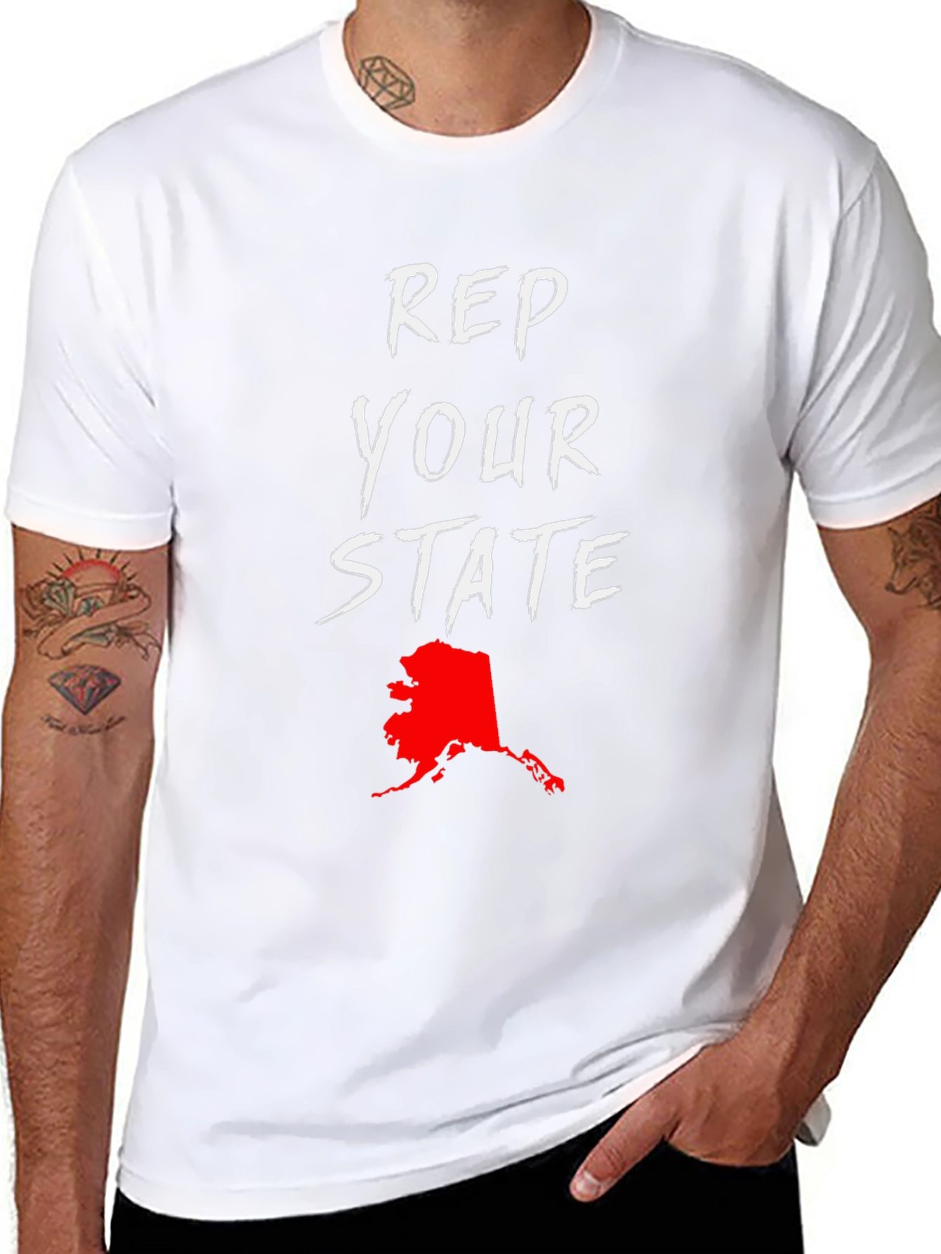 Rep Your State T-Shirt - Alaska