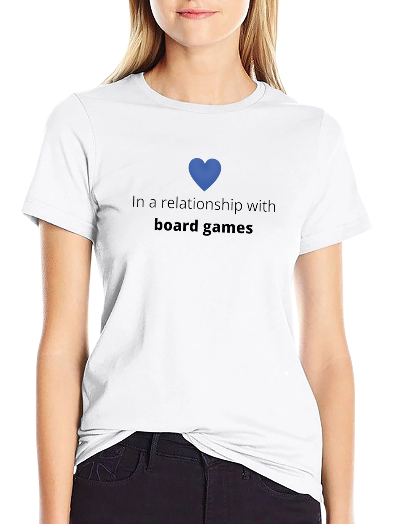 Board Games Relationship T-Shirt - Black Cotton Tee