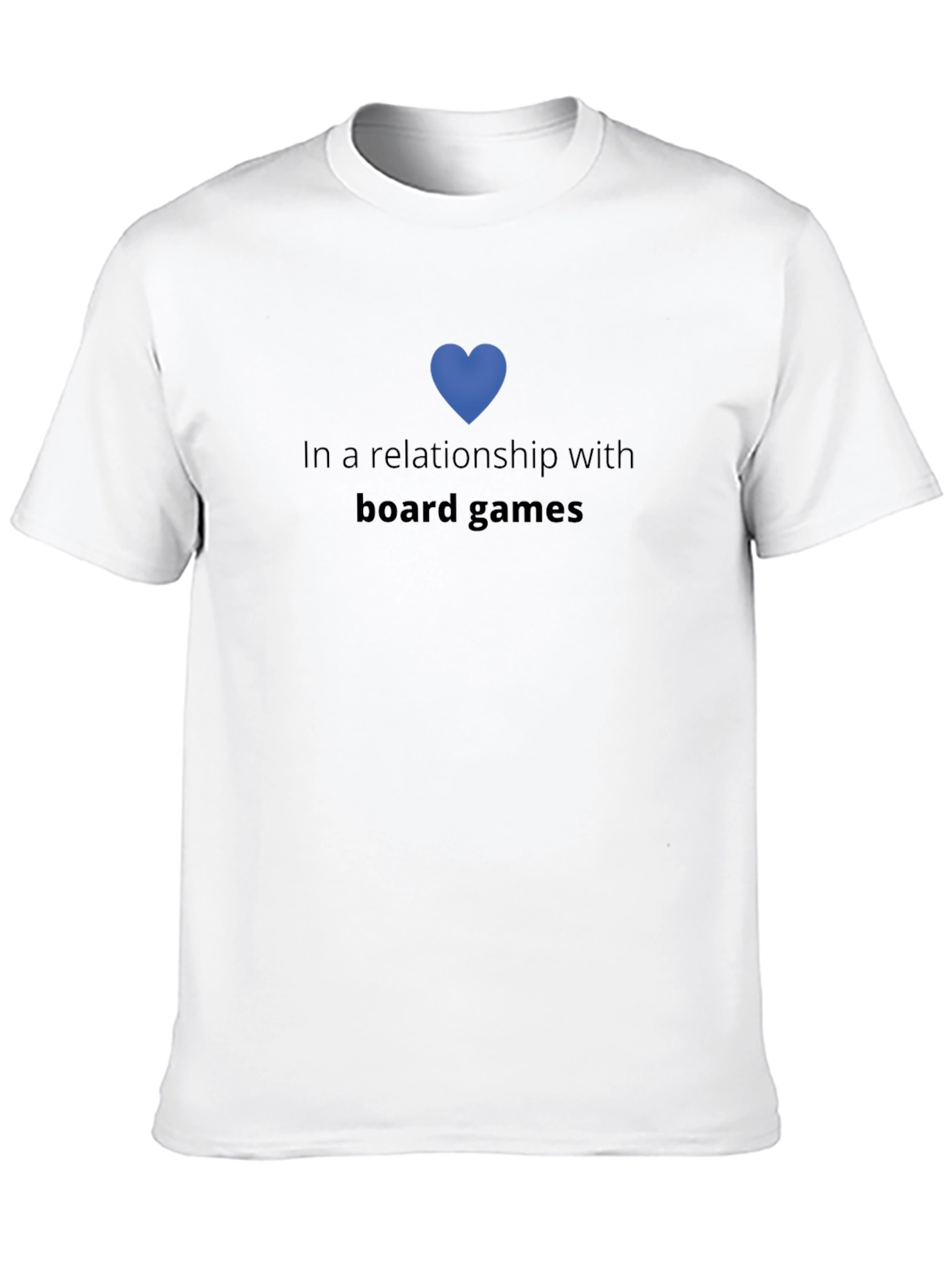Board Games Relationship T-Shirt - Black Cotton Tee