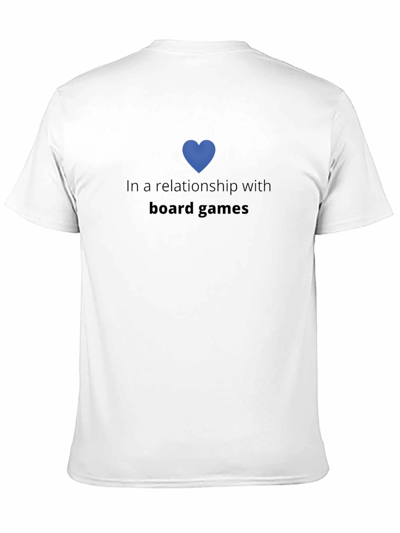 Board Games Relationship T-Shirt - Black Cotton Tee