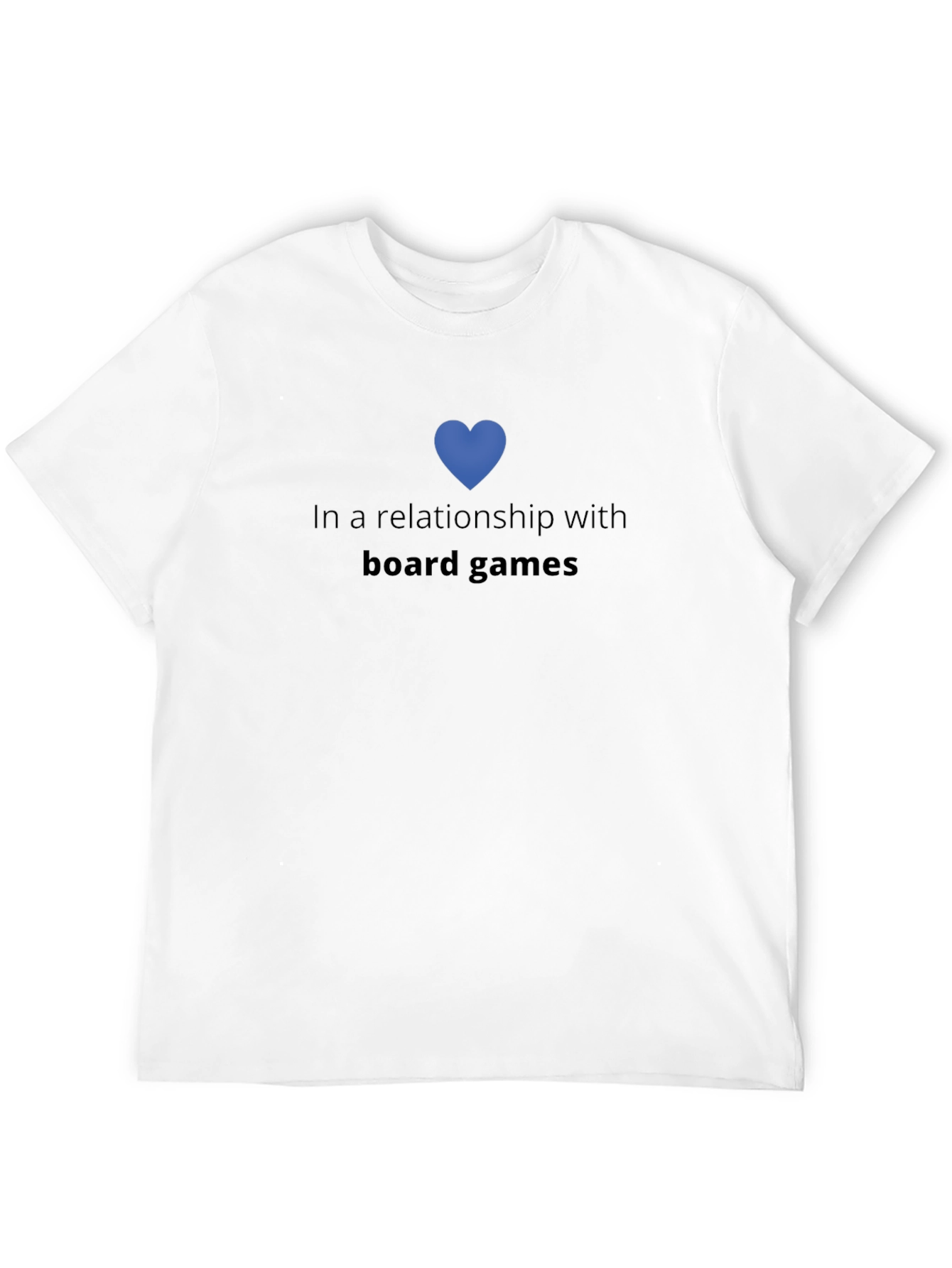 Board Games Relationship T-Shirt - Black Cotton Tee
