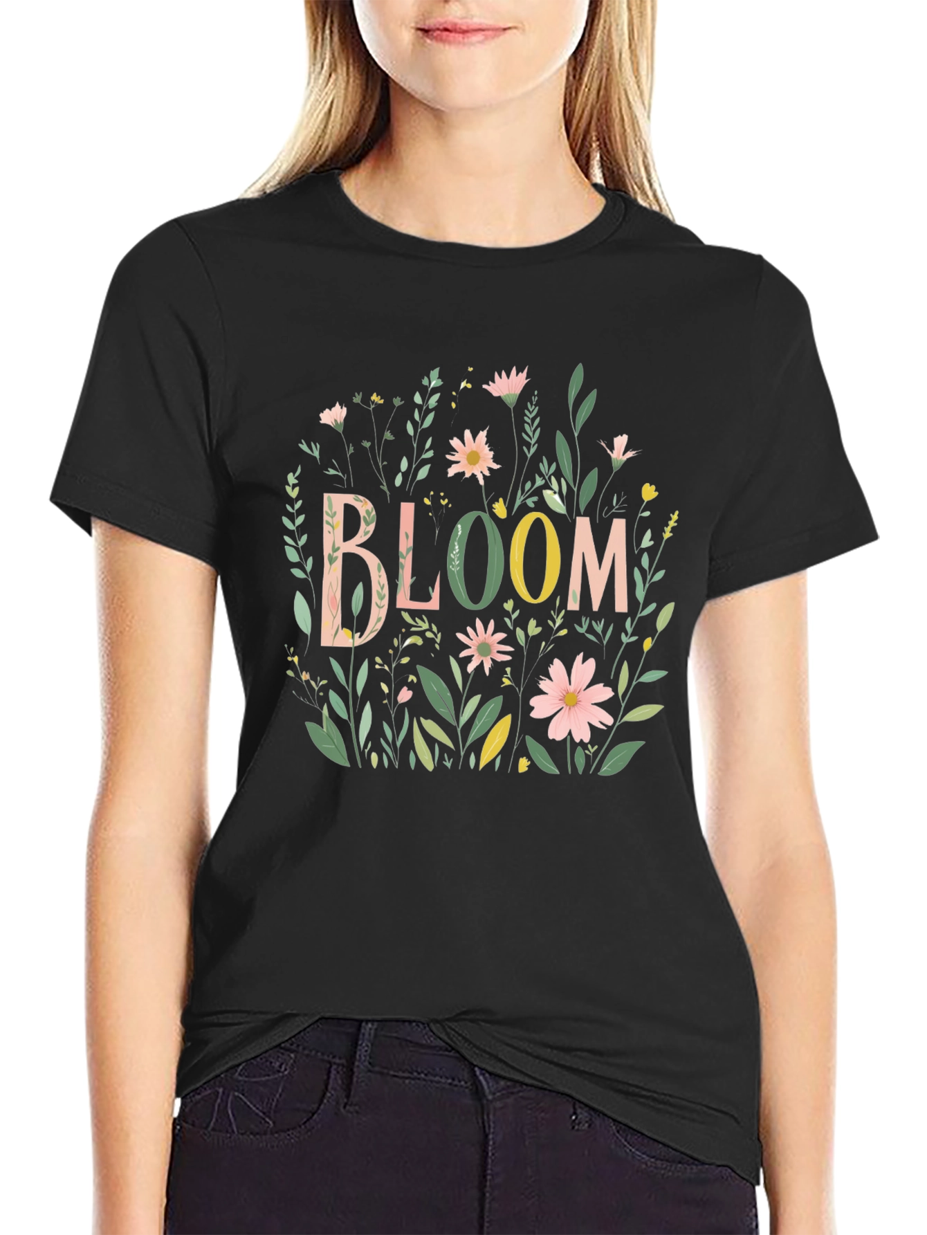 Bloom Graphic T-Shirt - Floral Design