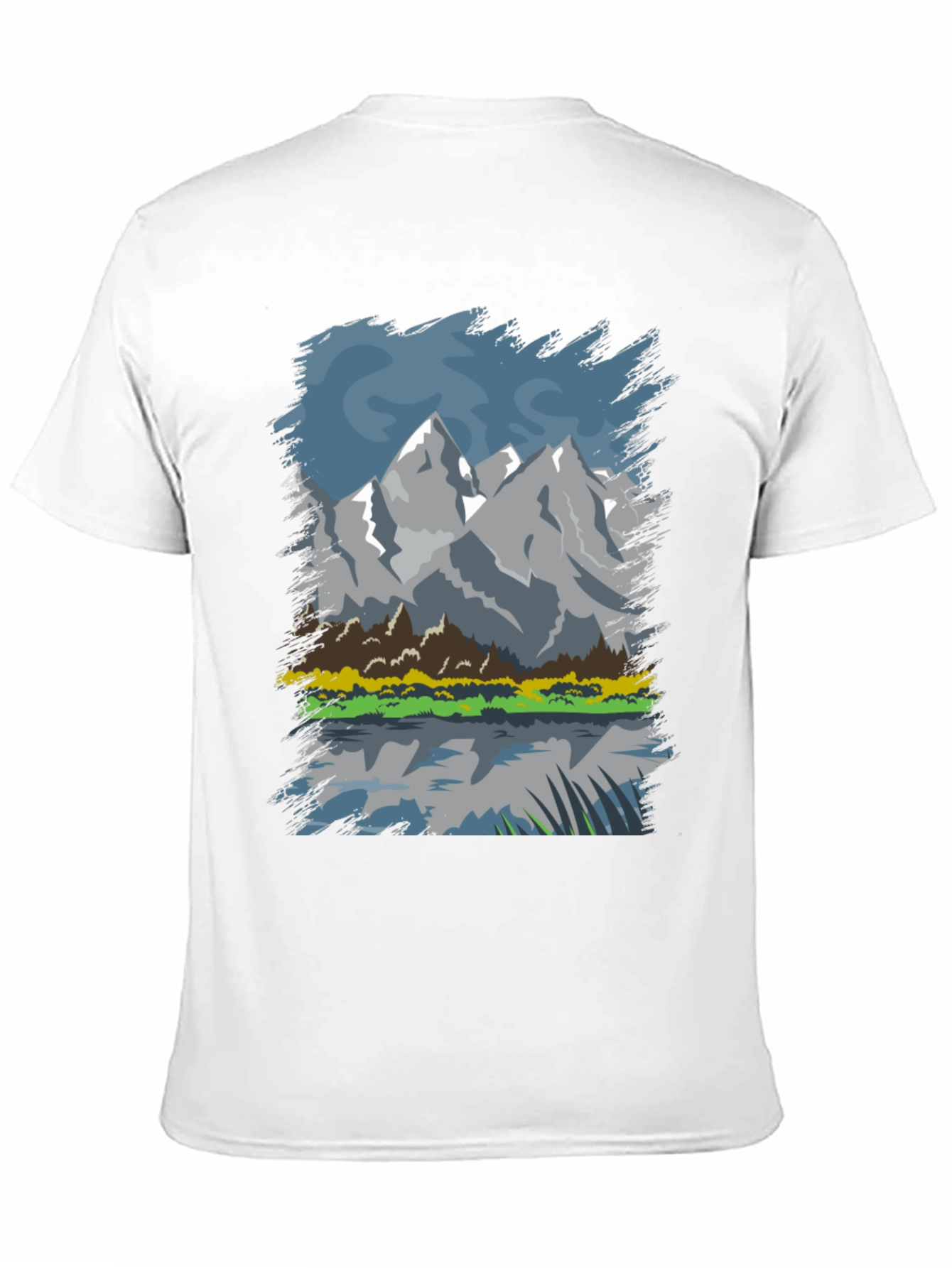 Mountain Lake Graphic Tee - Black