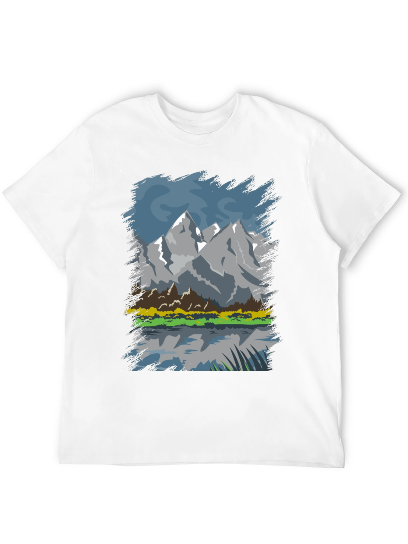 Mountain Lake Graphic Tee - Black