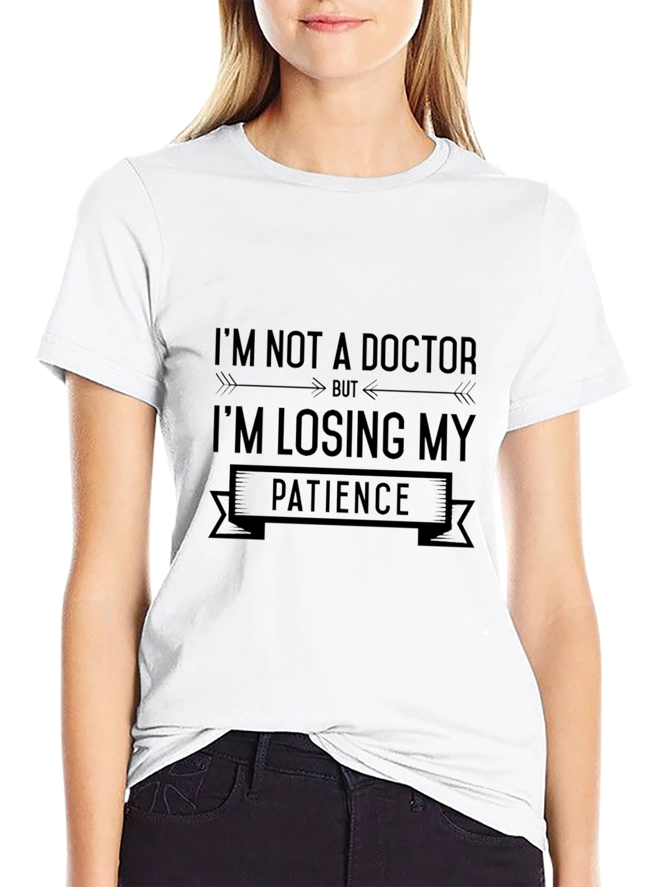 Funny Im Not a Doctor Sarcastic Graphic T-Shirt