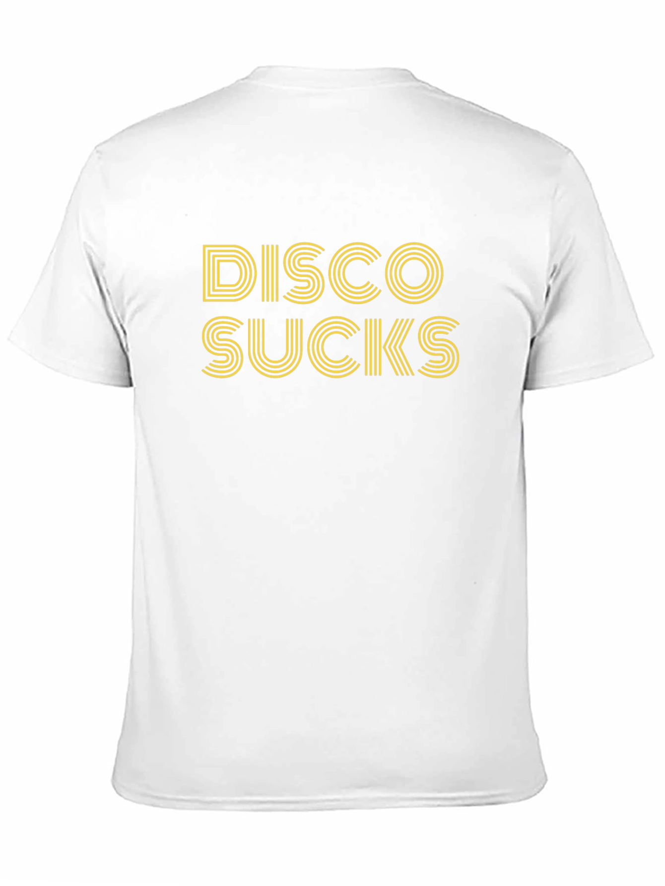 Disco Sucks Graphic Tee - Black Cotton T-Shirt