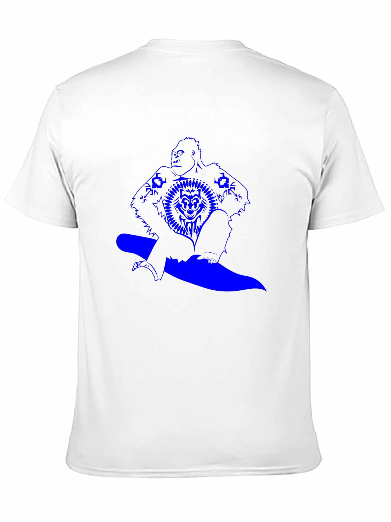 Gorilla Surfer Graphic Tee - Black T-Shirt