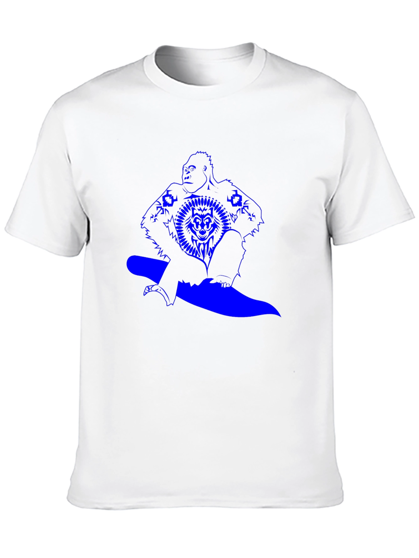 Gorilla Surfer Graphic Tee - Black T-Shirt
