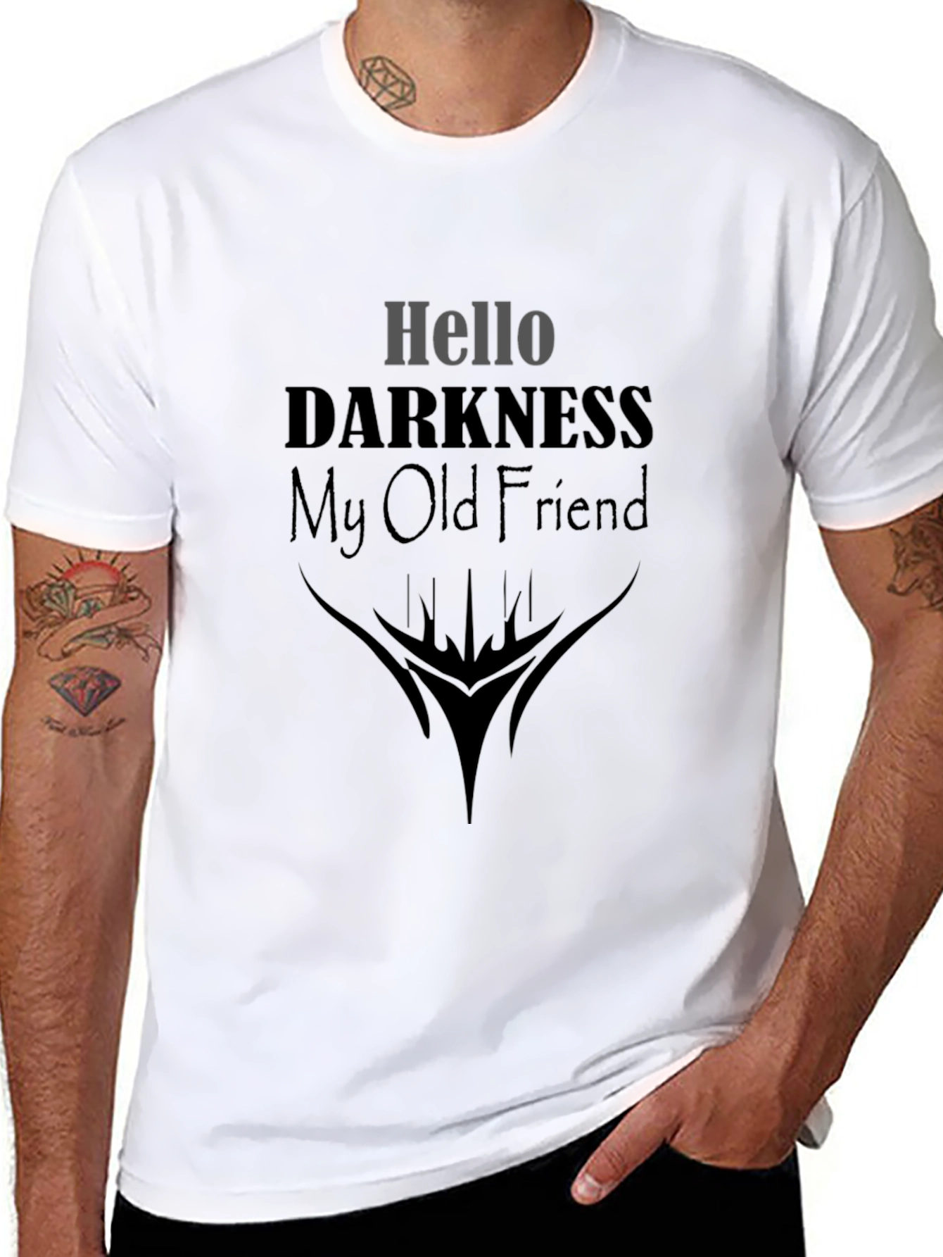 Hello Darkness My Old Friend Graphic Tee