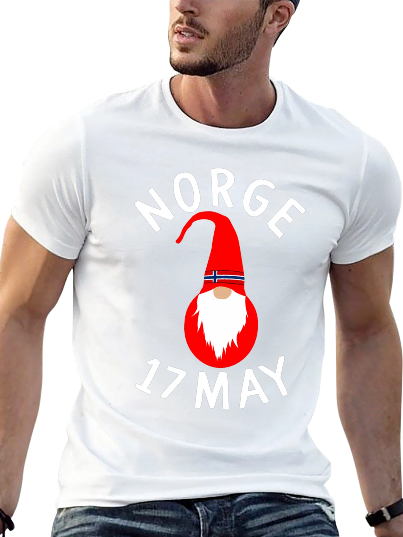 Norge 17 May Norwegian Gnome T-Shirt