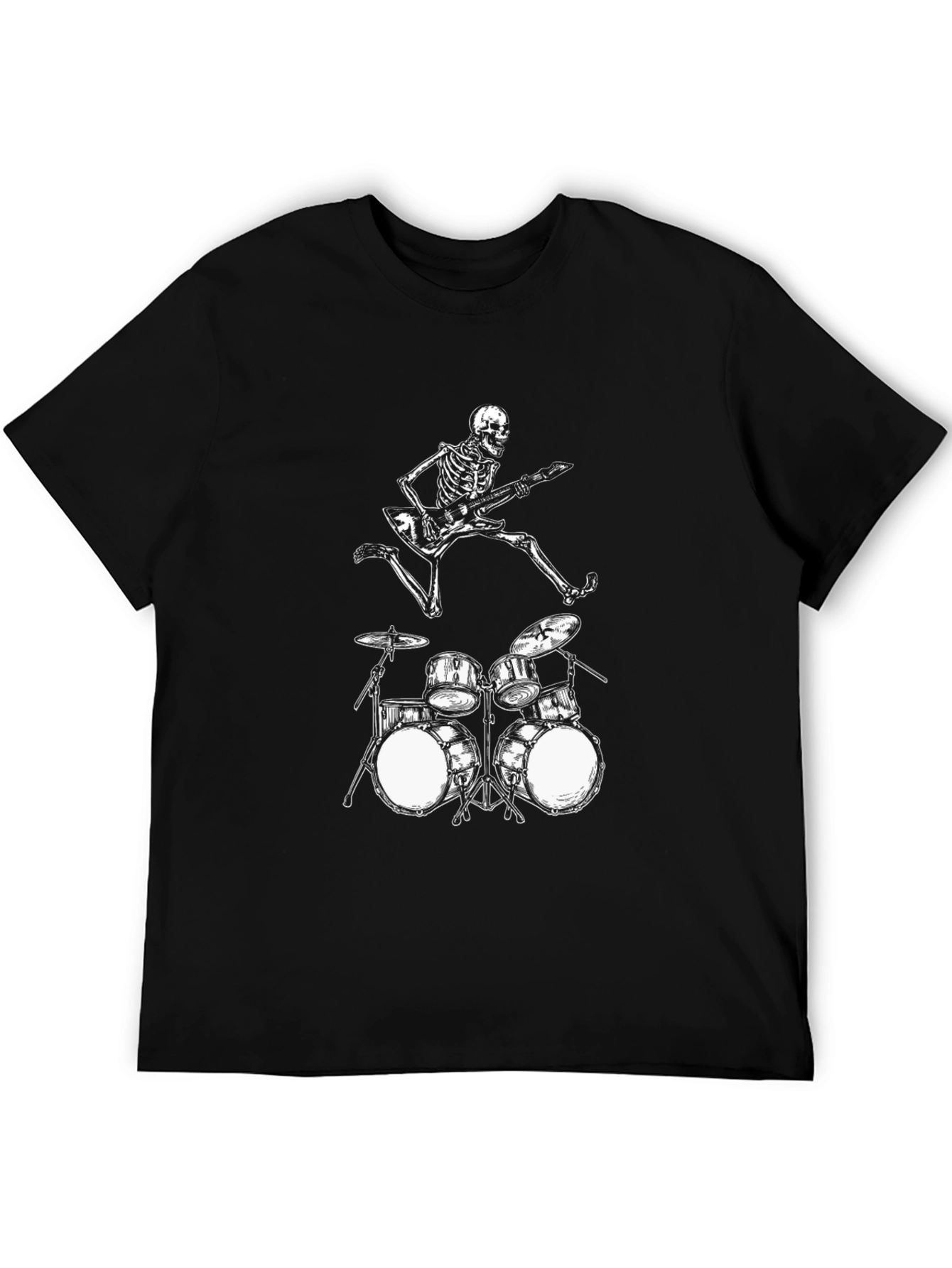 Rock On Skeleton Graphic Tee