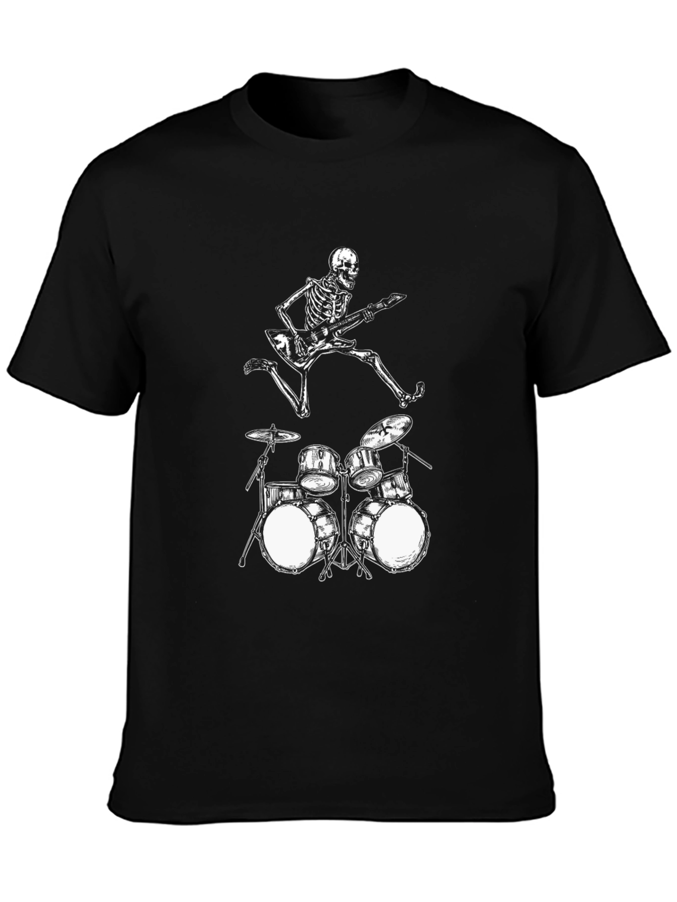 Rock On Skeleton Graphic Tee