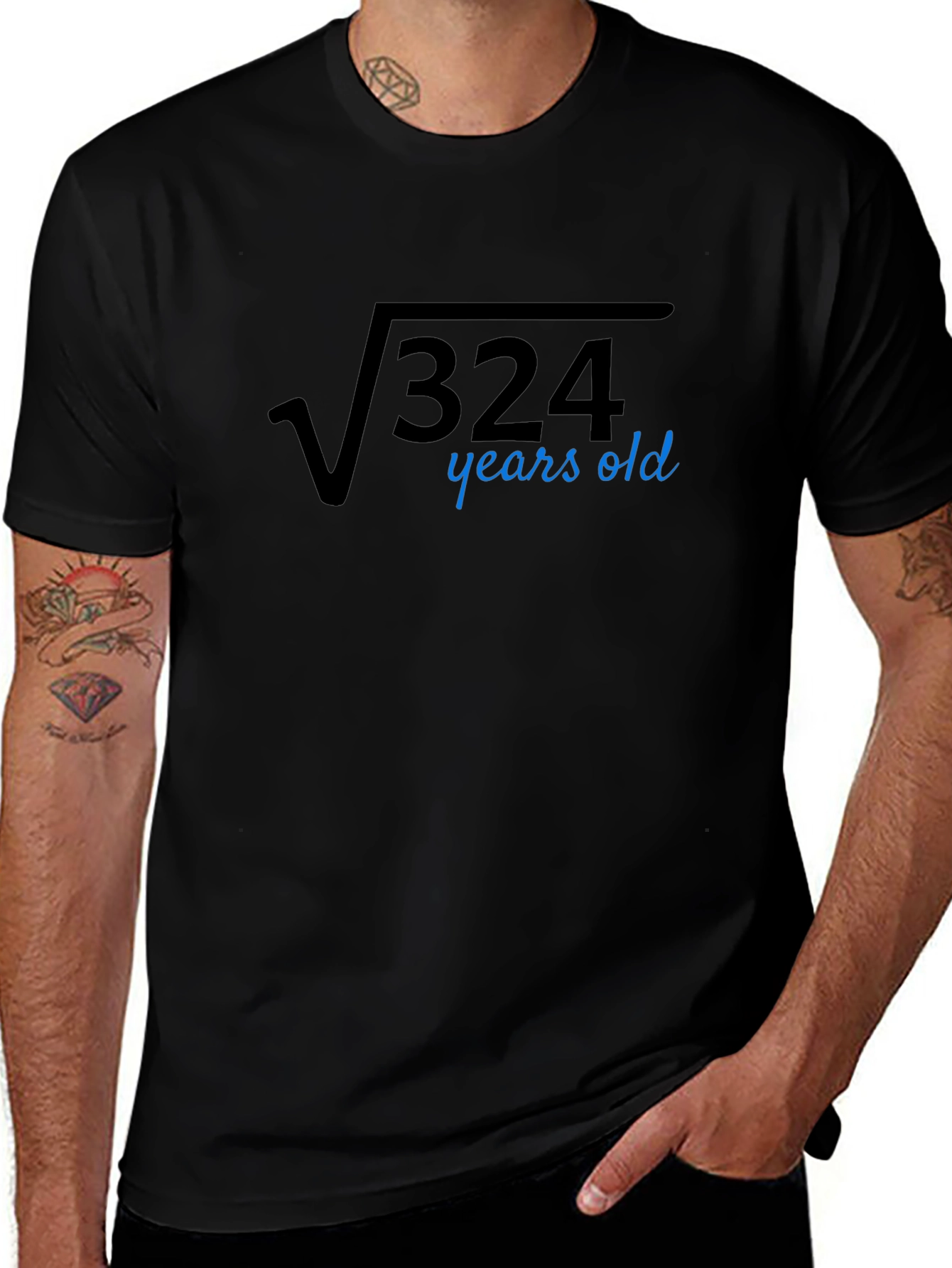 Funny 18th Birthday Square Root T-Shirt