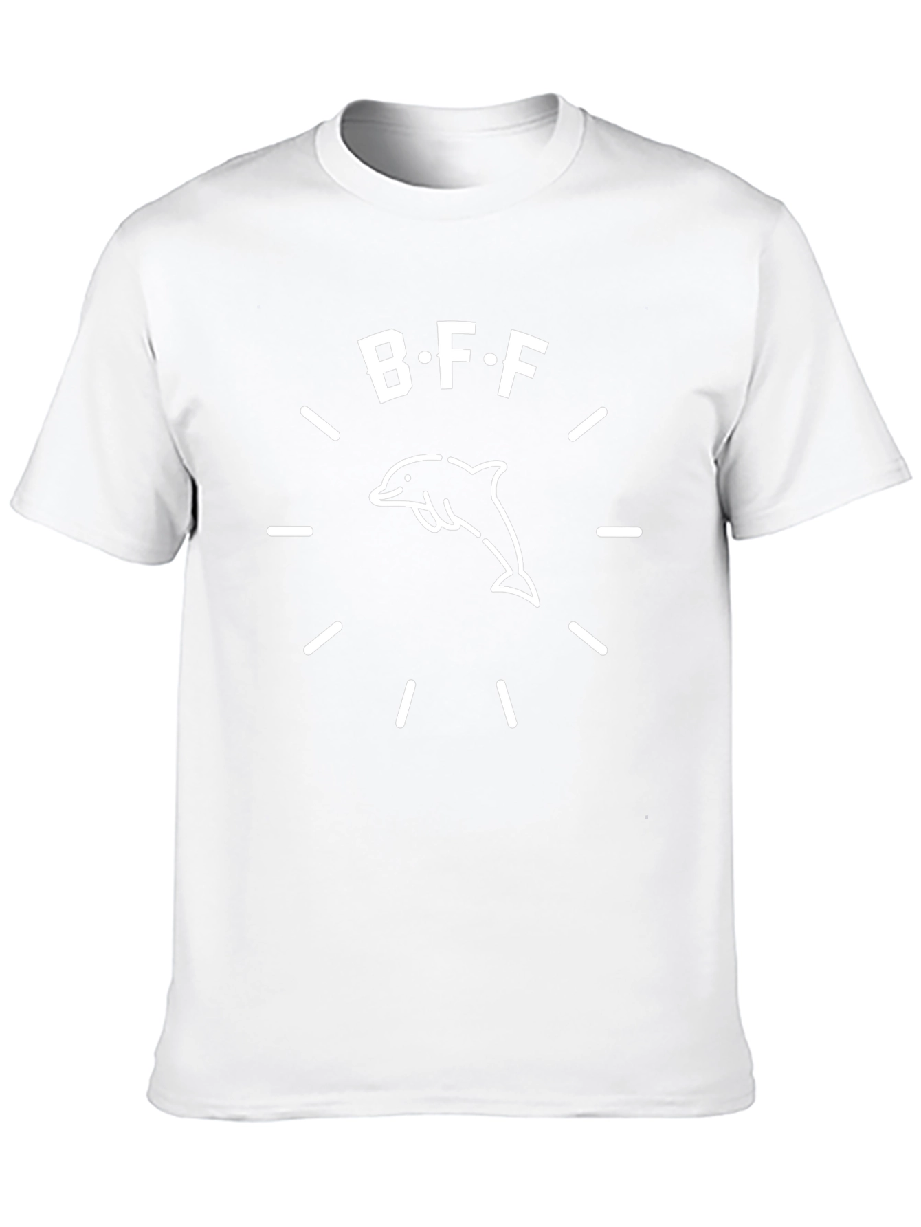 Black BFF Dolphin Graphic T-Shirt