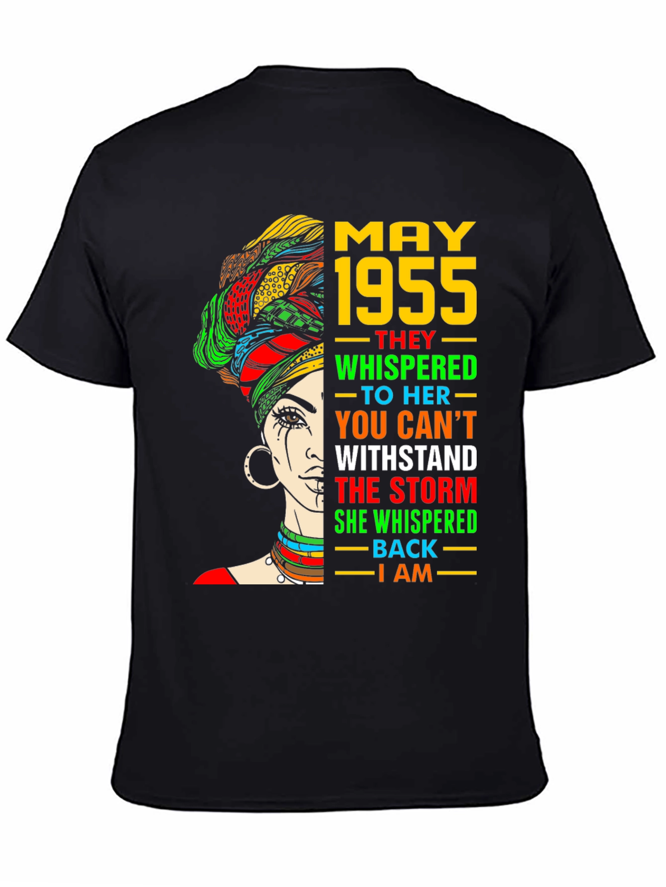 May 1955 Black Woman T-Shirt