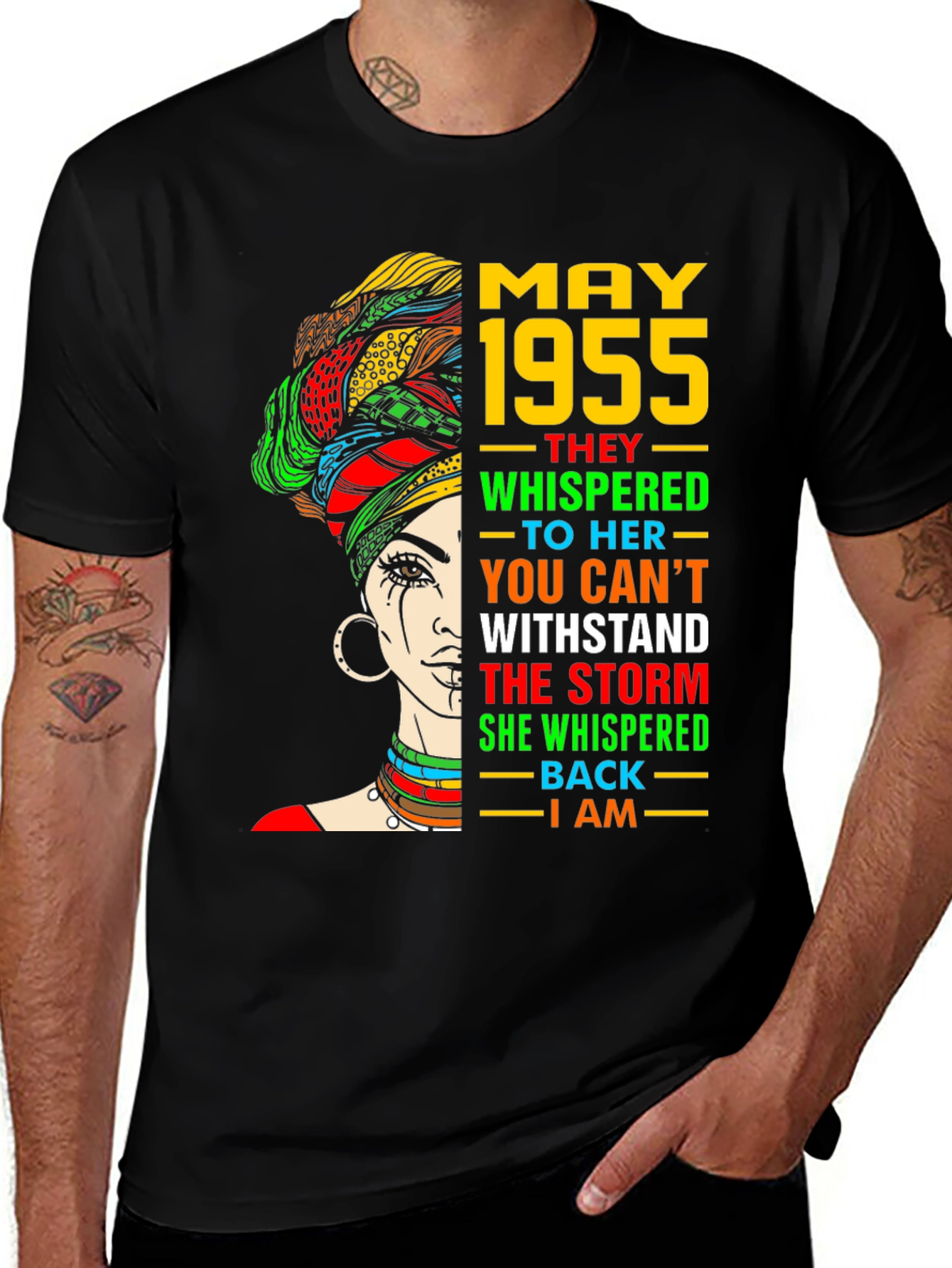 May 1955 Black Woman T-Shirt