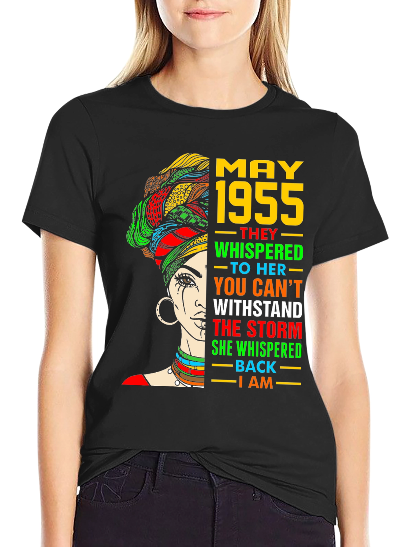 May 1955 Black Woman T-Shirt