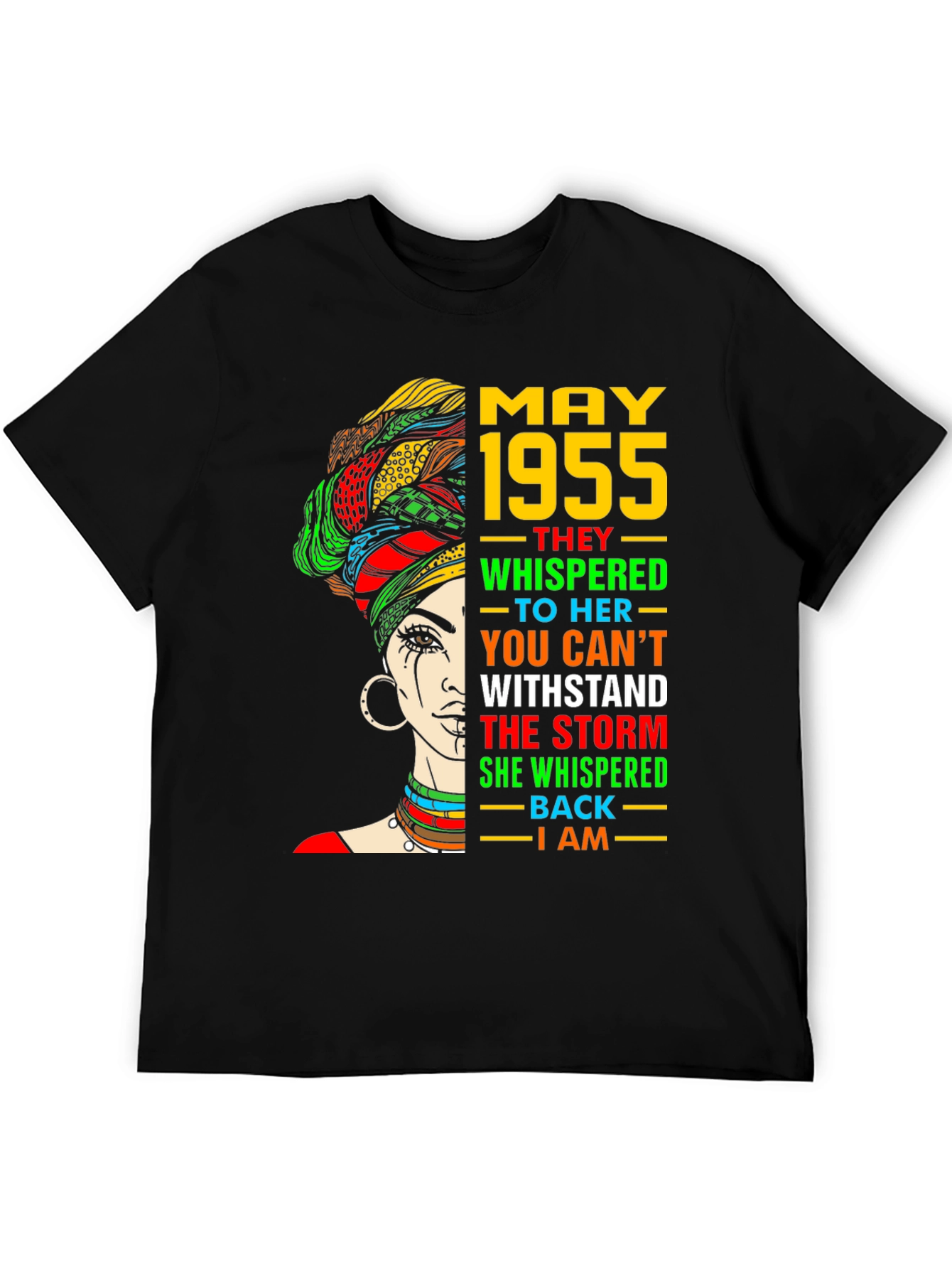 May 1955 Black Woman T-Shirt