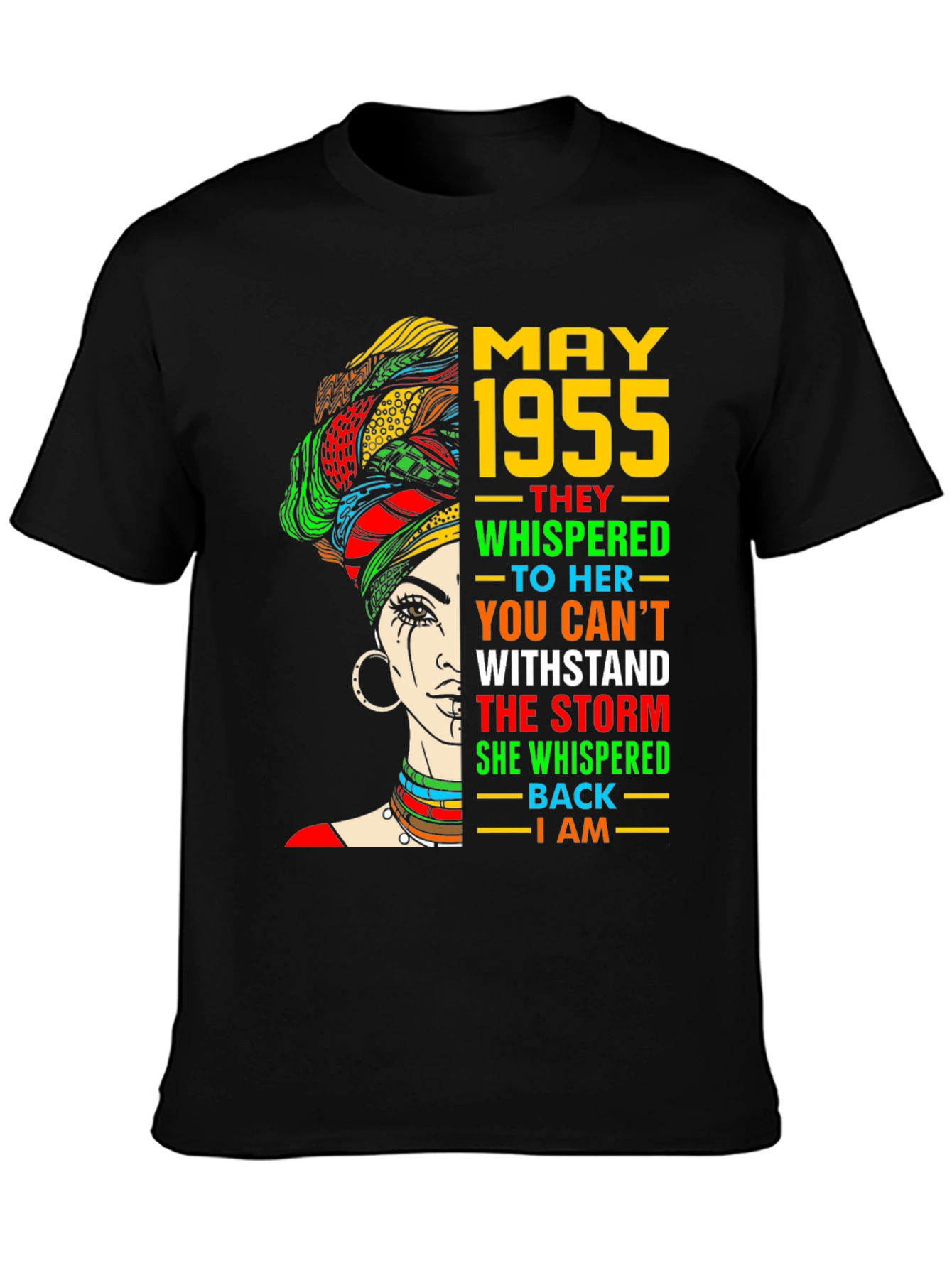 May 1955 Black Woman T-Shirt
