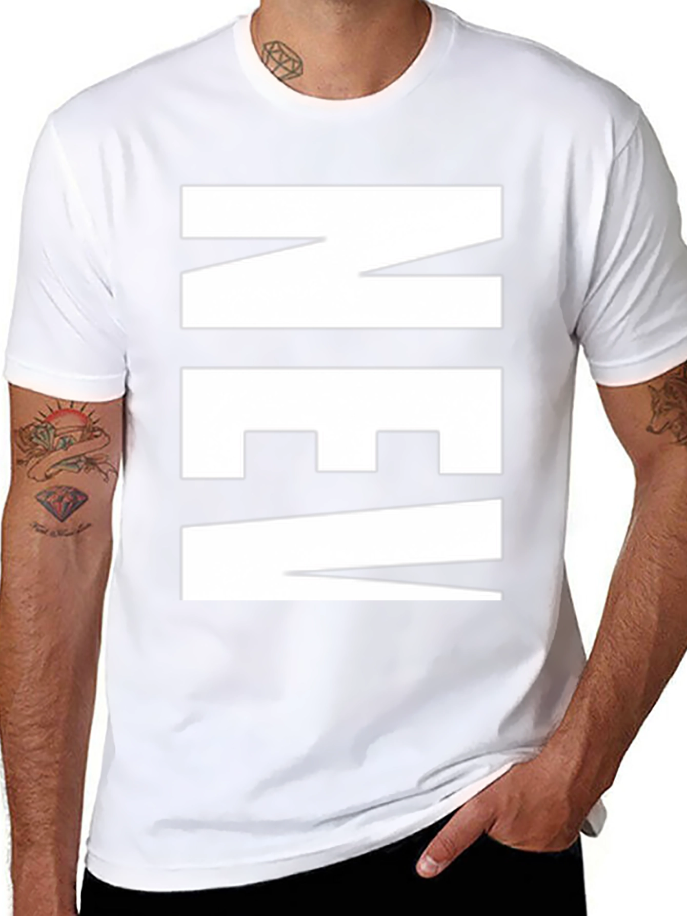 Bold NEV Graphic Tee - Black