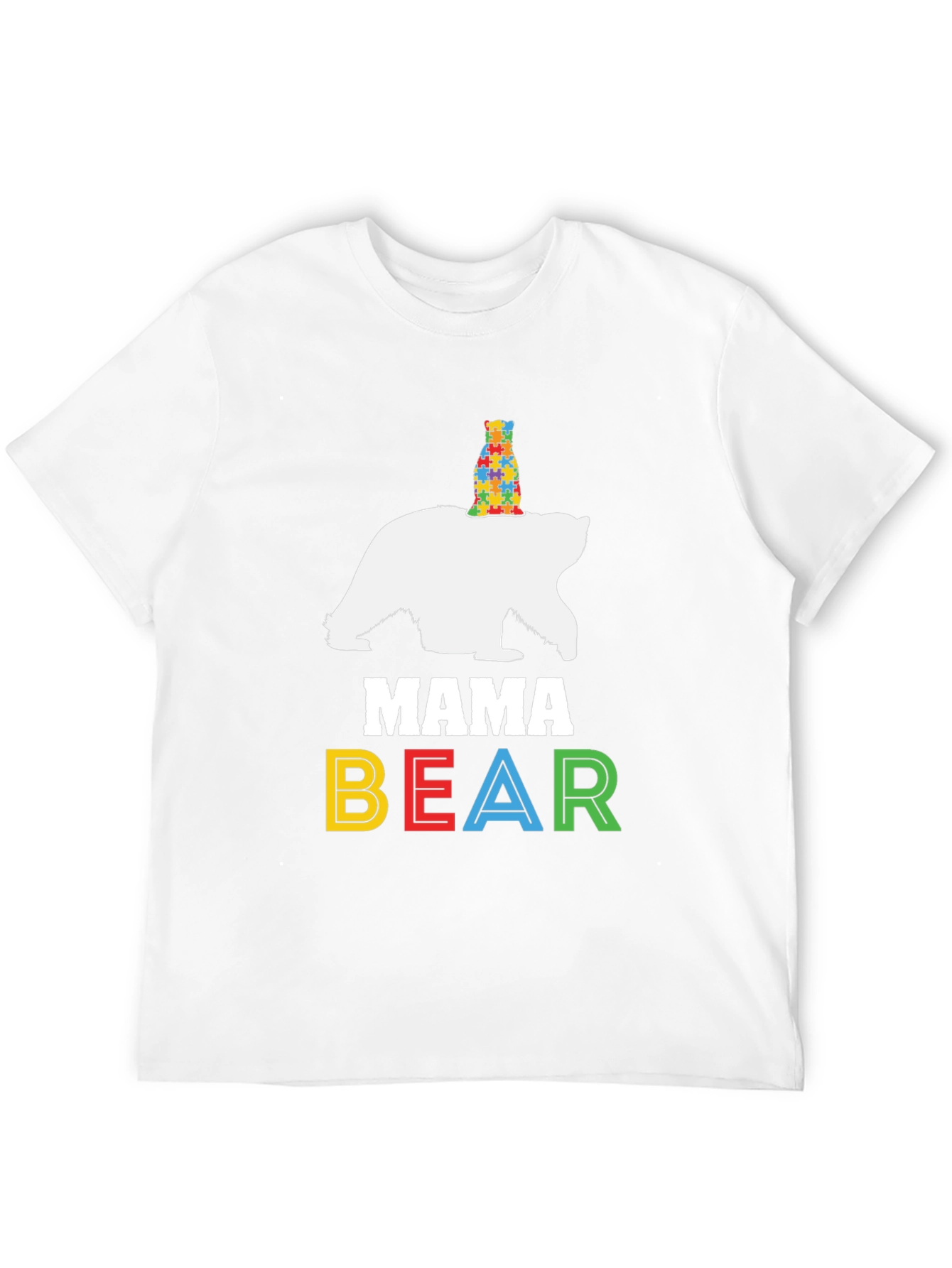 Mama Bear Autism Awareness T-Shirt