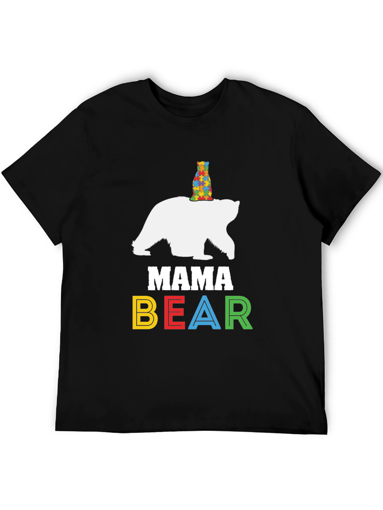 Mama Bear Autism Awareness T-Shirt