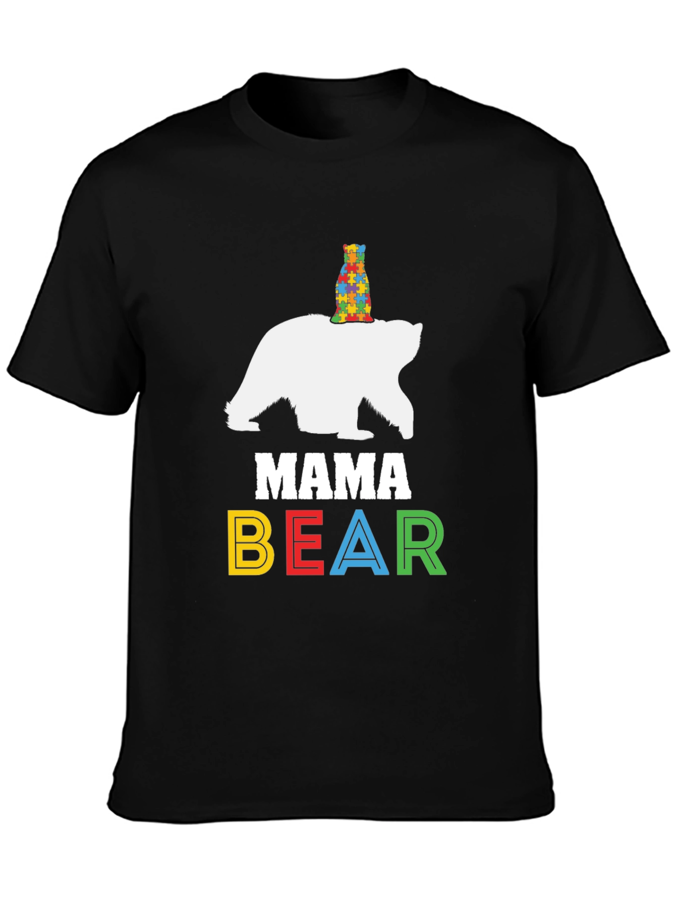 Mama Bear Autism Awareness T-Shirt