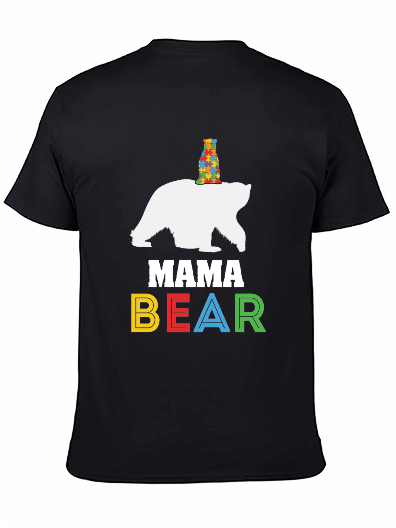 Mama Bear Autism Awareness T-Shirt