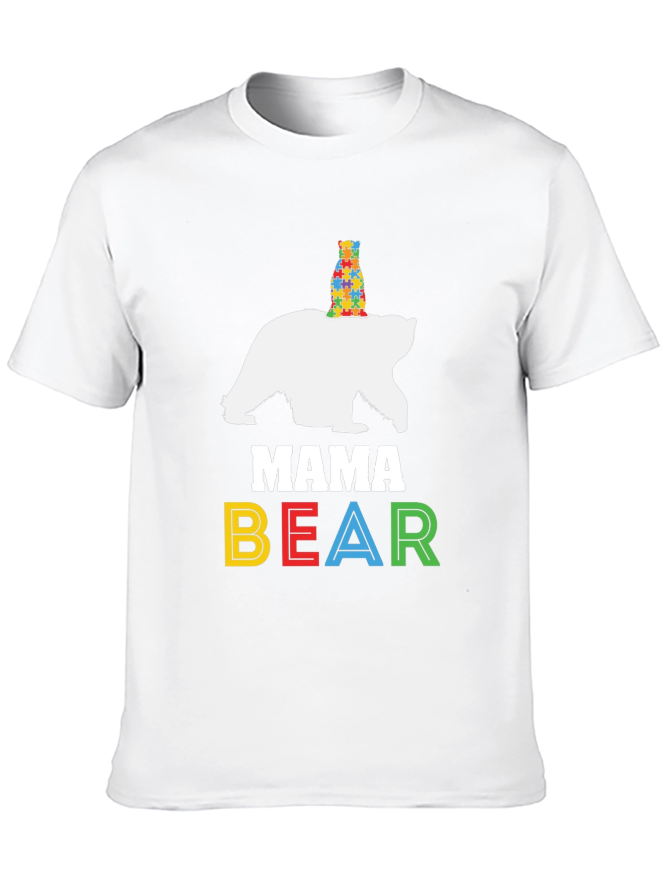 Mama Bear Autism Awareness T-Shirt