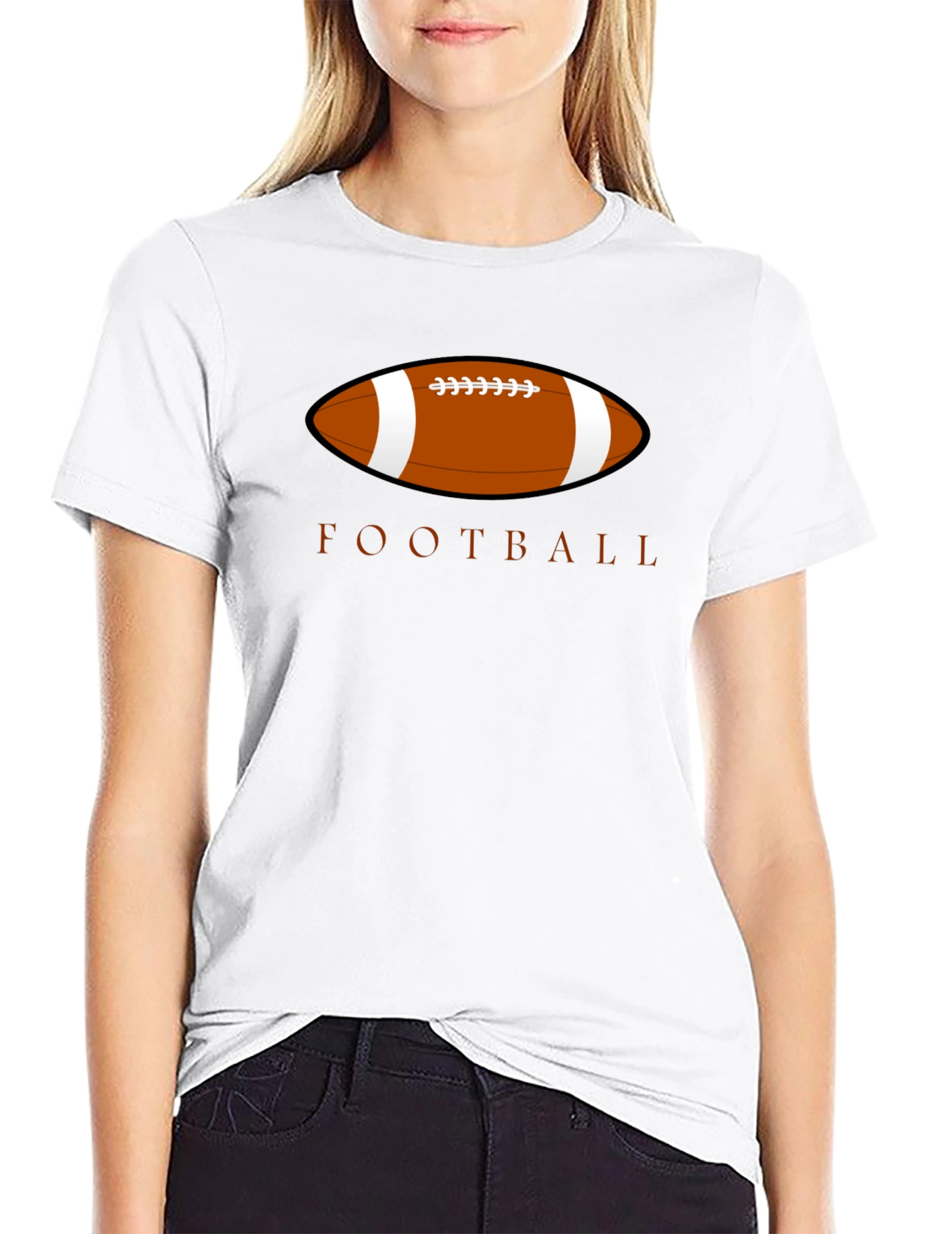 Football Graphic Tee - Classic Sports Design