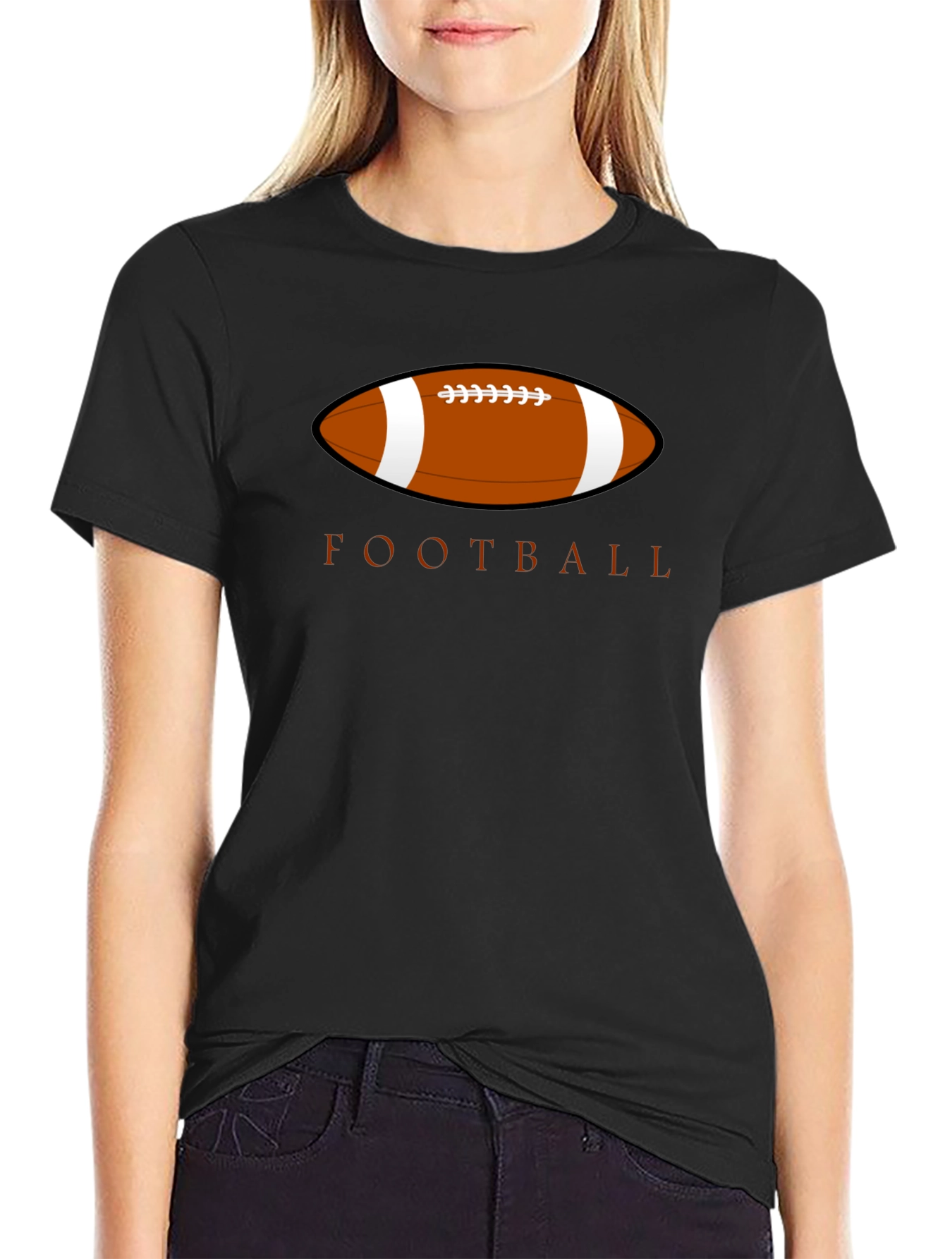 Football Graphic Tee - Classic Sports Design