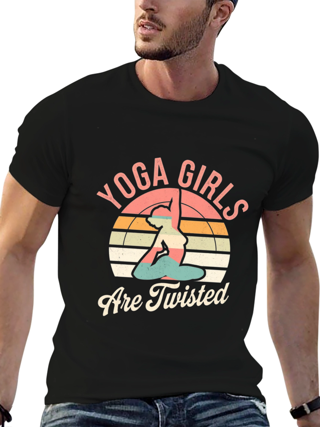 Yoga Girls Are Twisted Graphic Tee