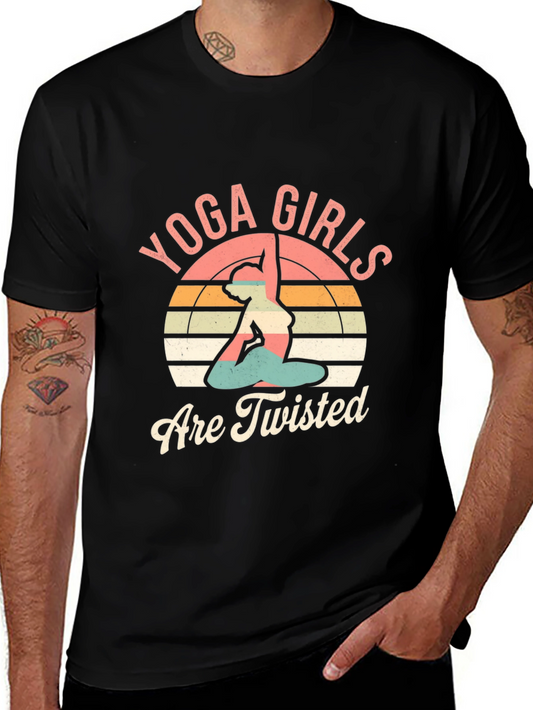 Yoga Girls Are Twisted Graphic Tee