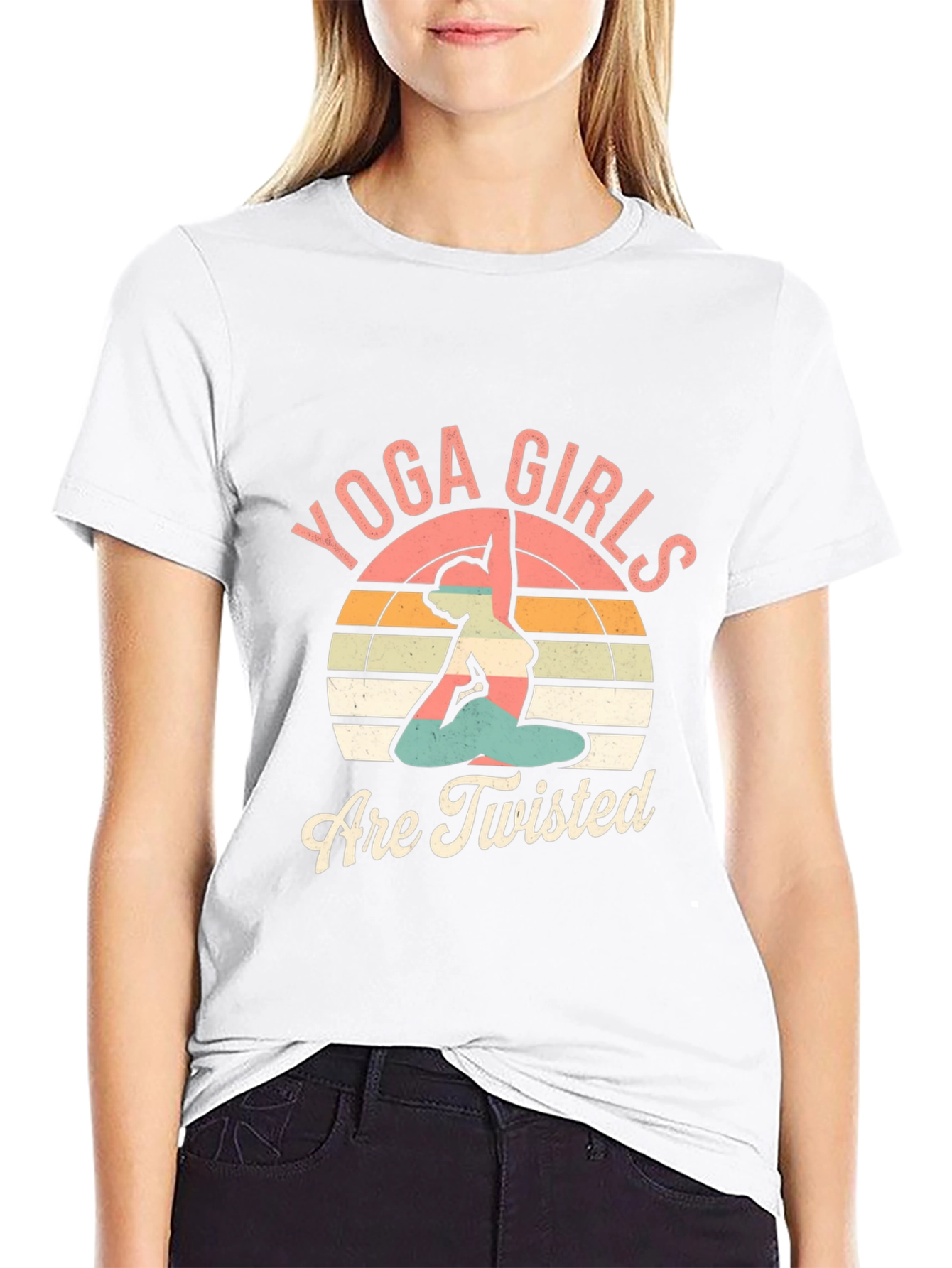 Yoga Girls Are Twisted Graphic Tee