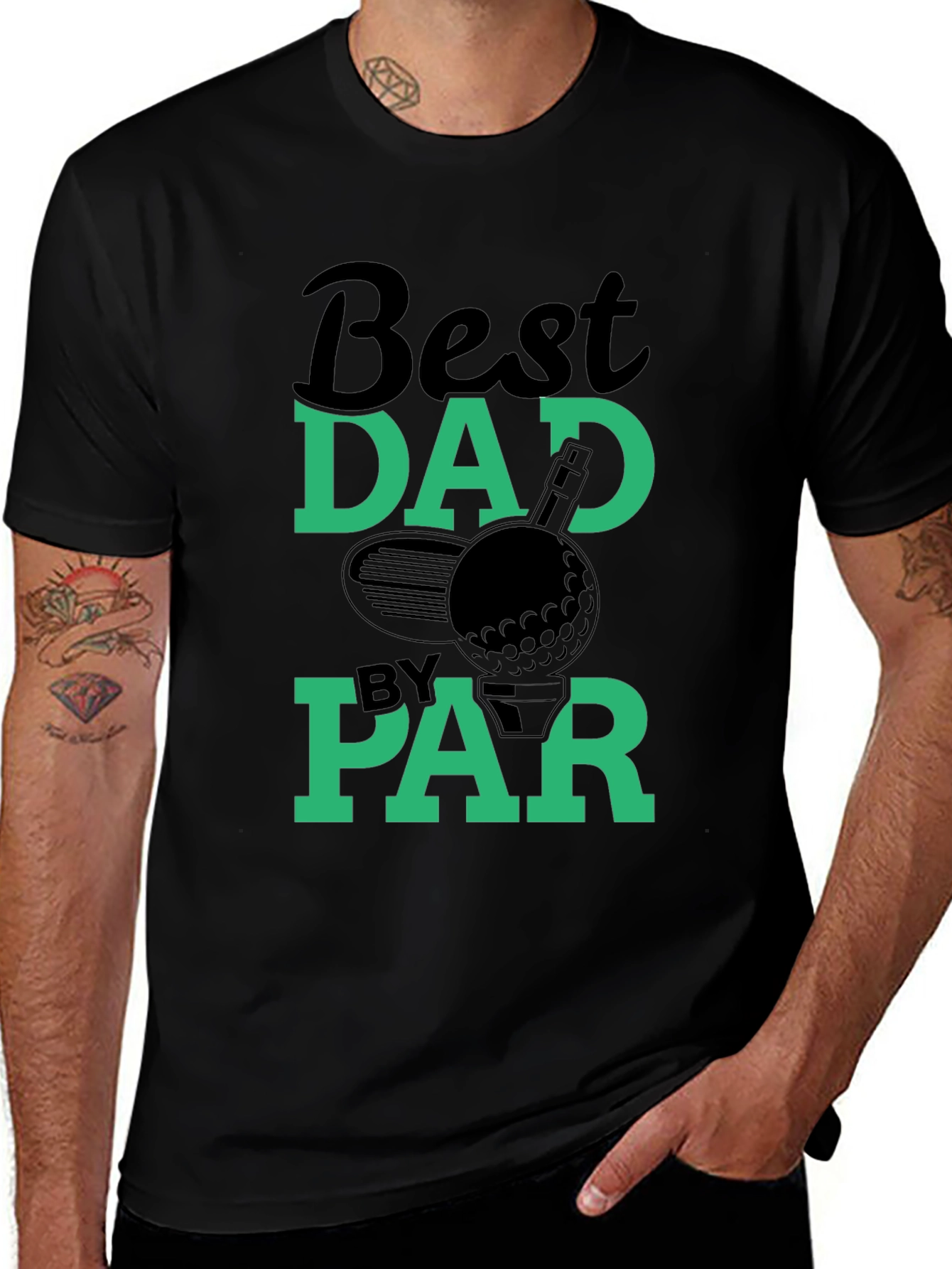 Best Dad By Par Golf T-Shirt
