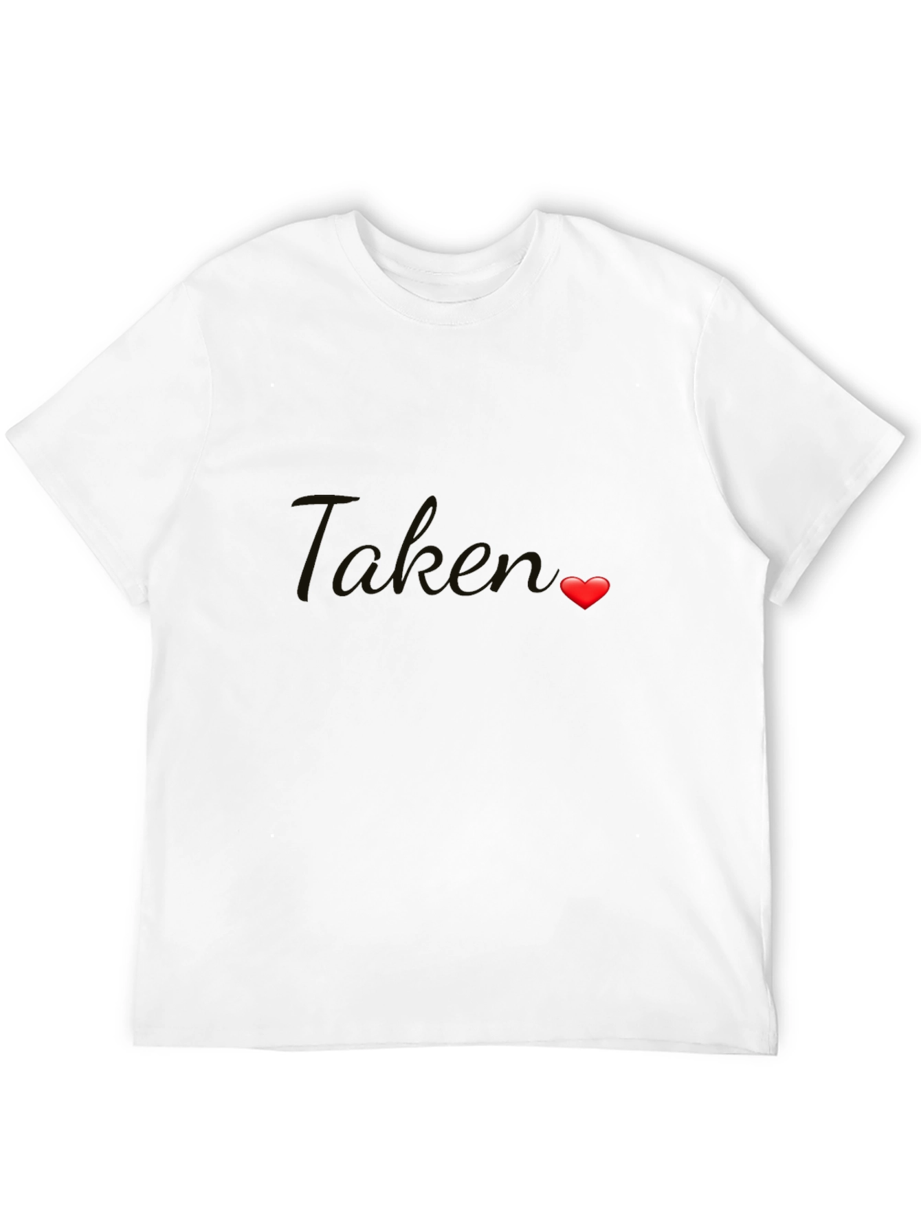 Taken Heart Graphic Tee - Black Crew Neck
