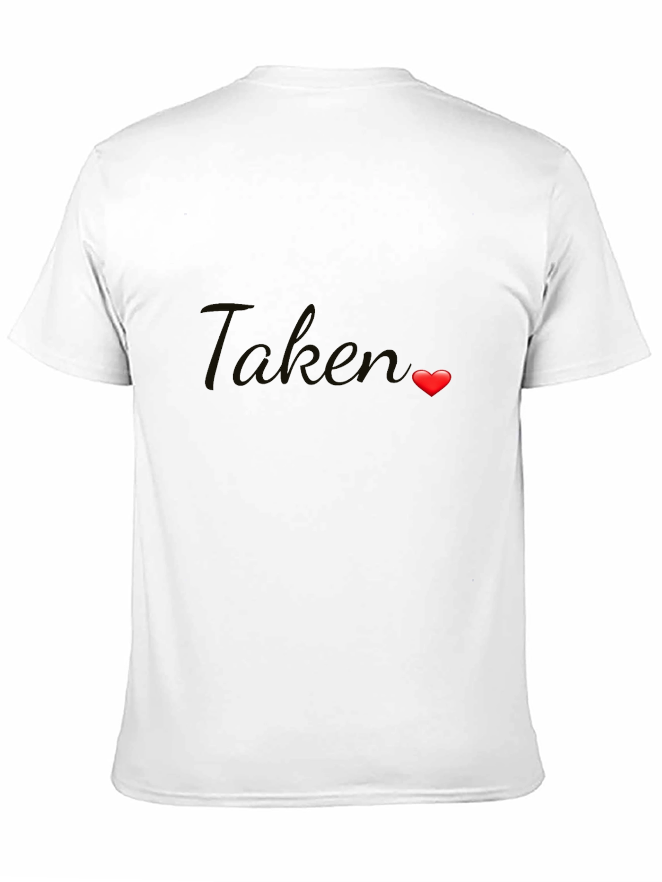 Taken Heart Graphic Tee - Black Crew Neck