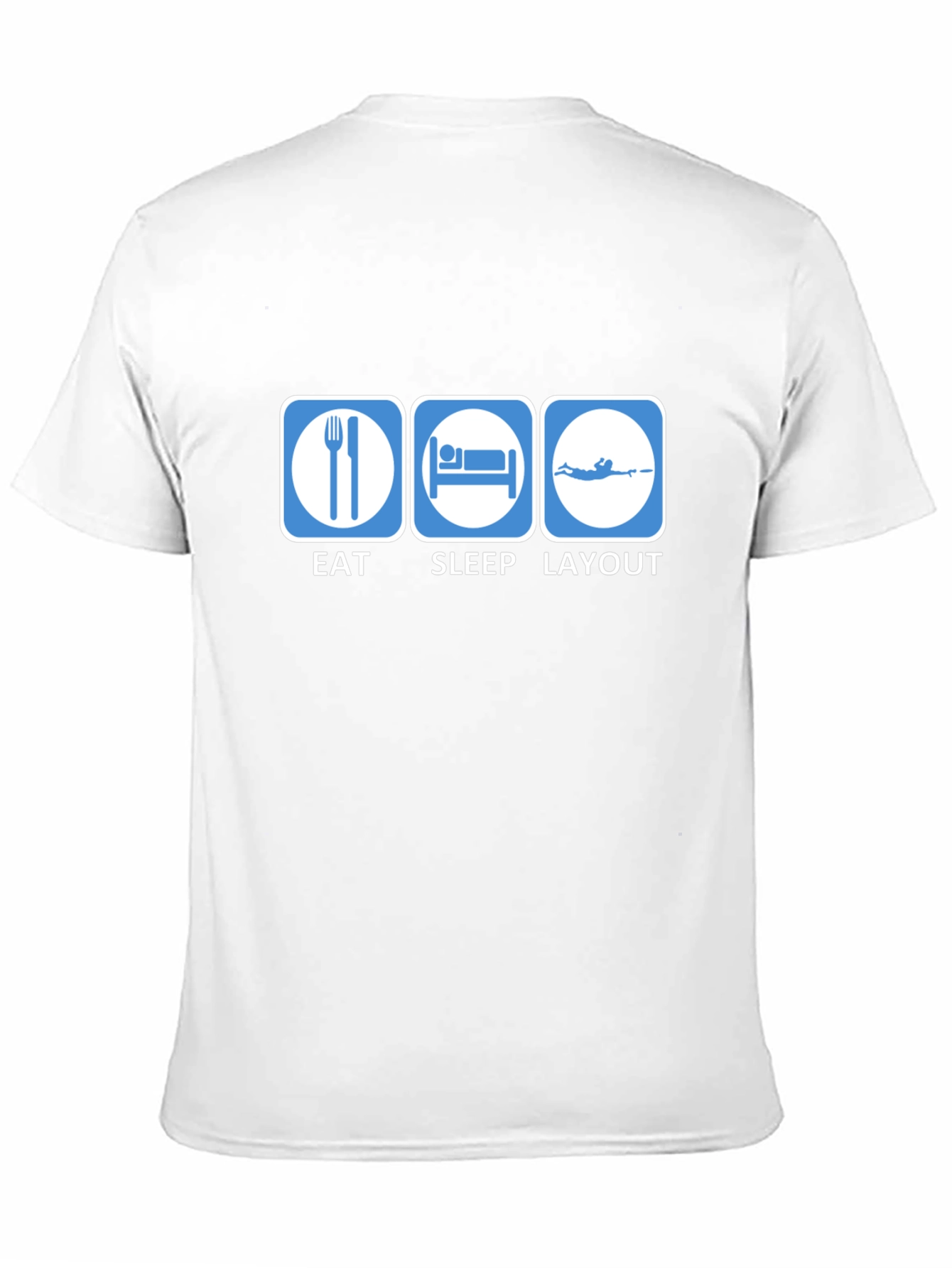 Eat Sleep Layout T-Shirt | Funny Scuba Diving Tee