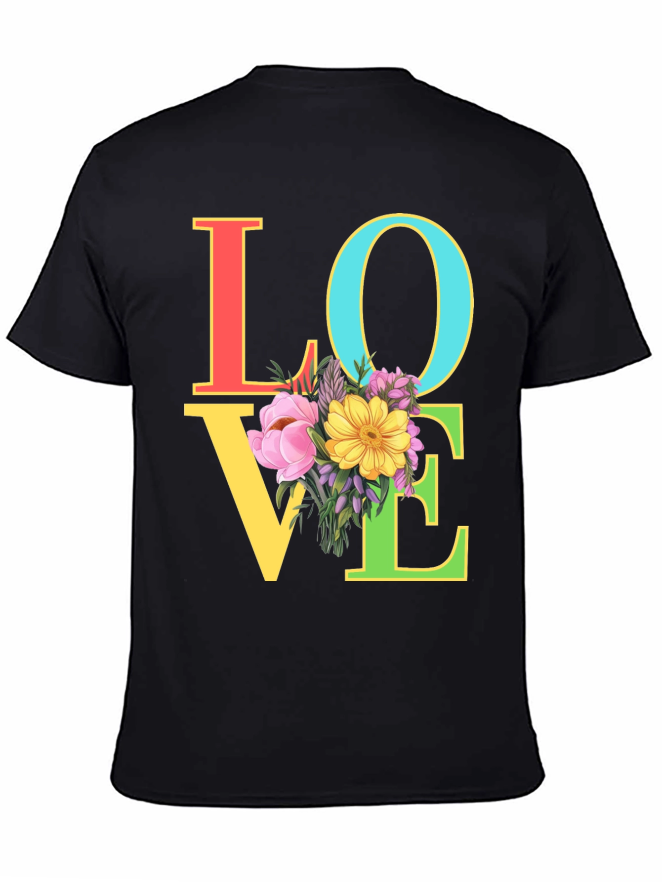 Floral LOVE Graphic Tee - Unisex