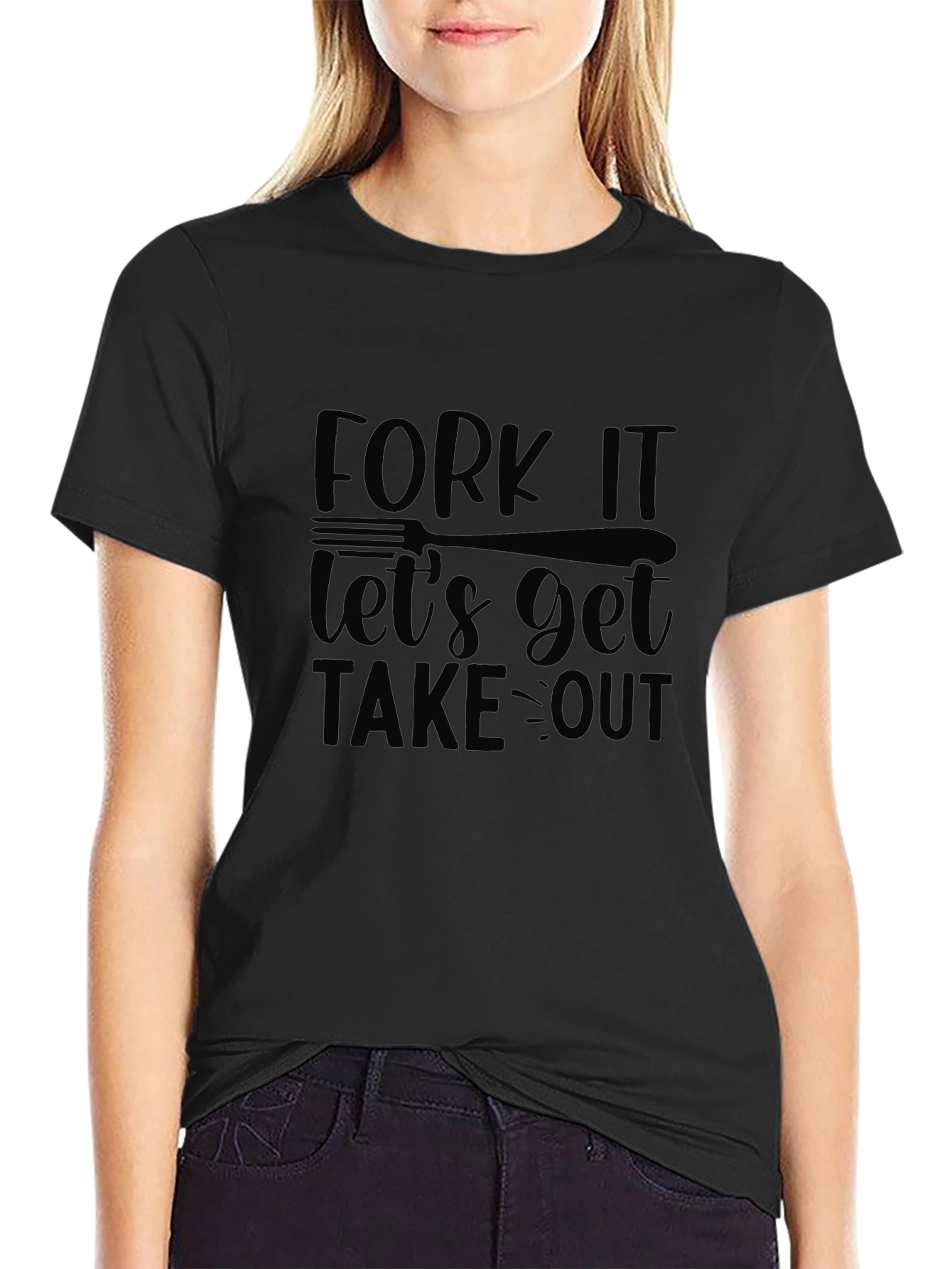 Fork It Take Out Graphic T-Shirt