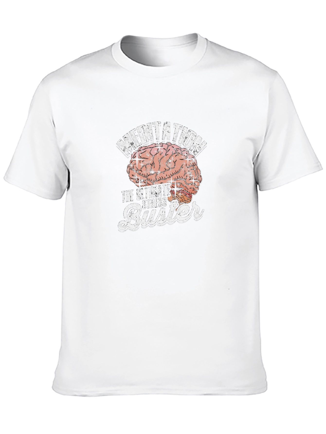 Meditation Brain T-Shirt - Ultimate Stress Buster