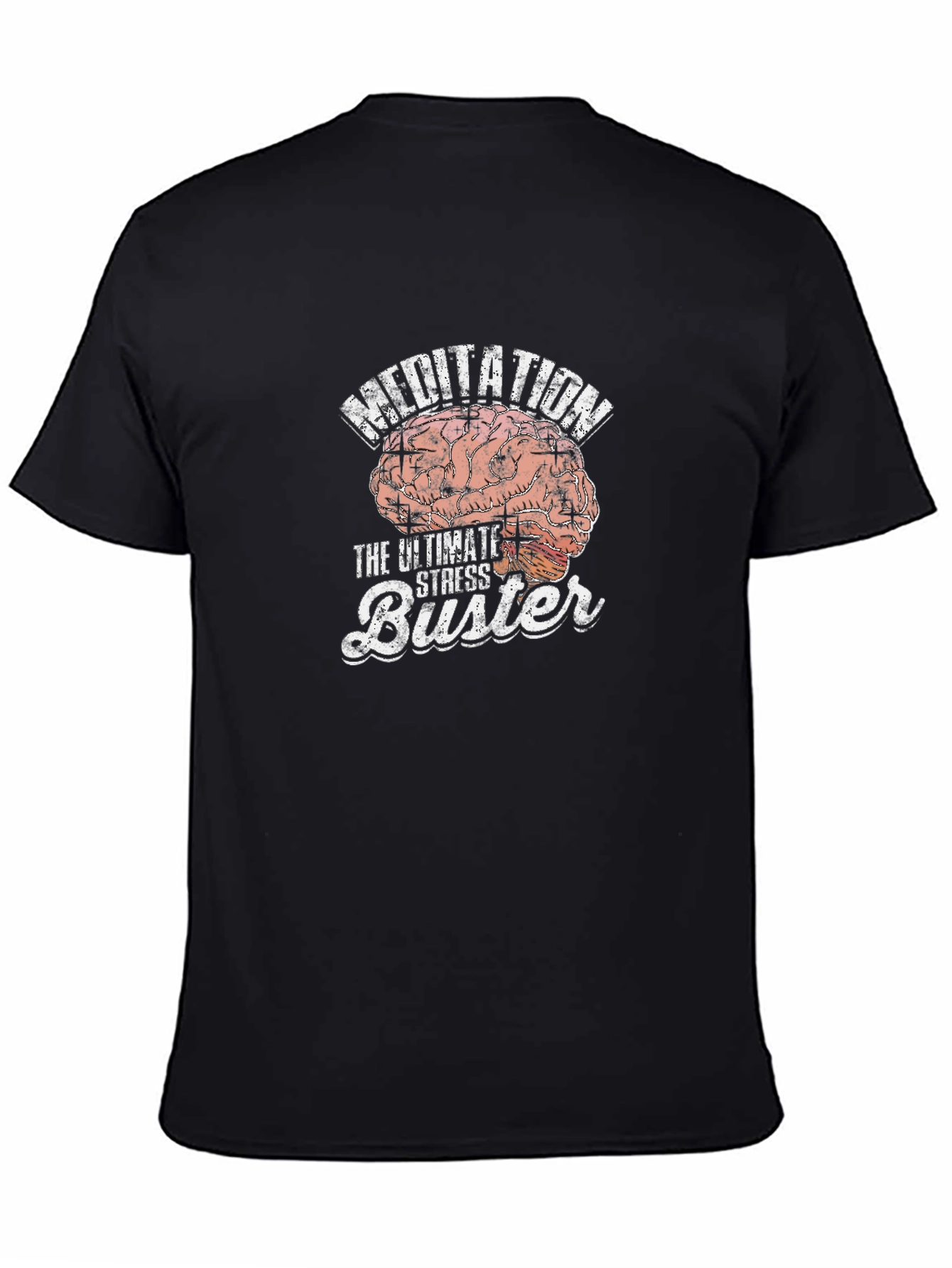 Meditation Brain T-Shirt - Ultimate Stress Buster
