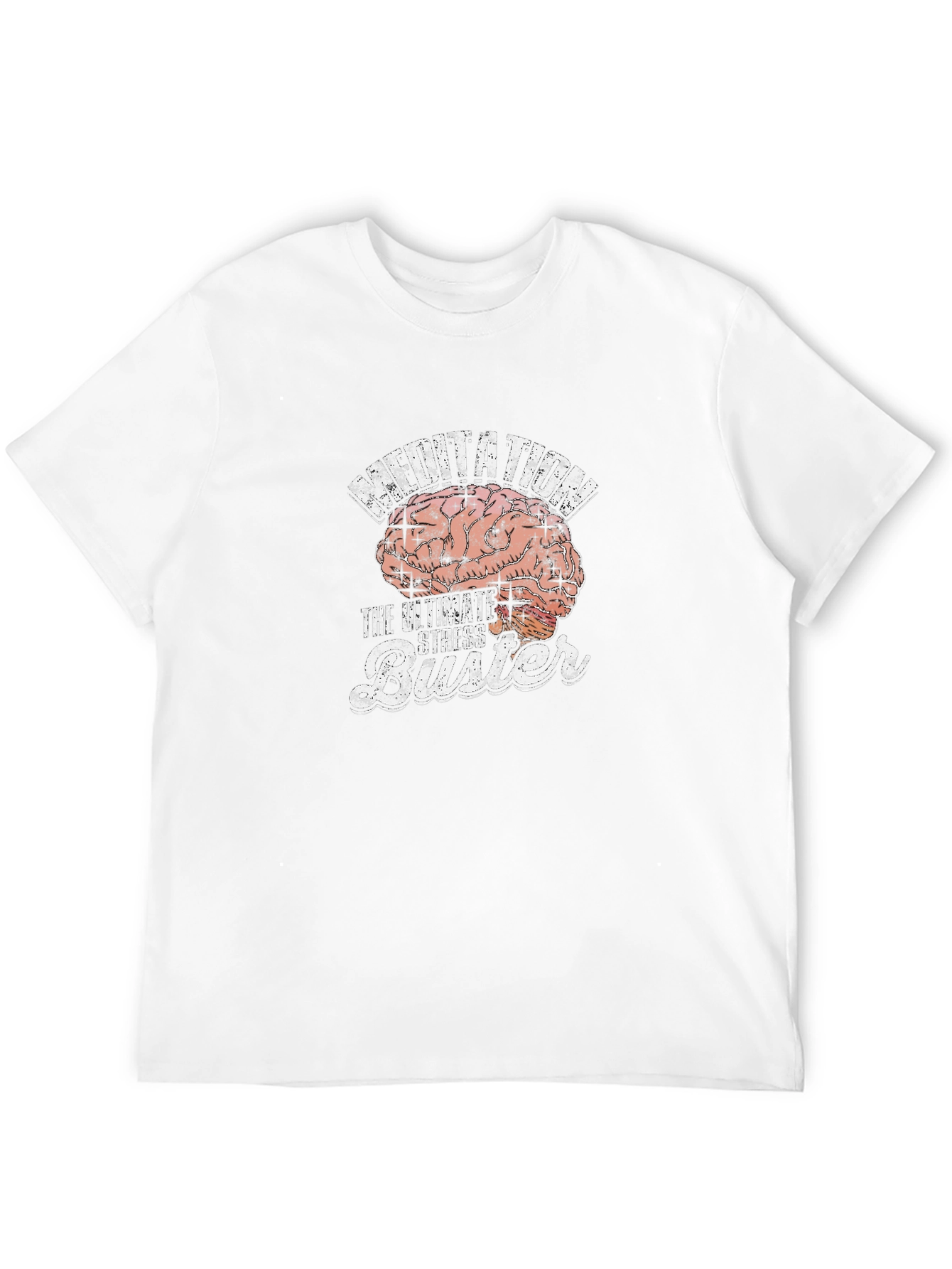 Meditation Brain T-Shirt - Ultimate Stress Buster