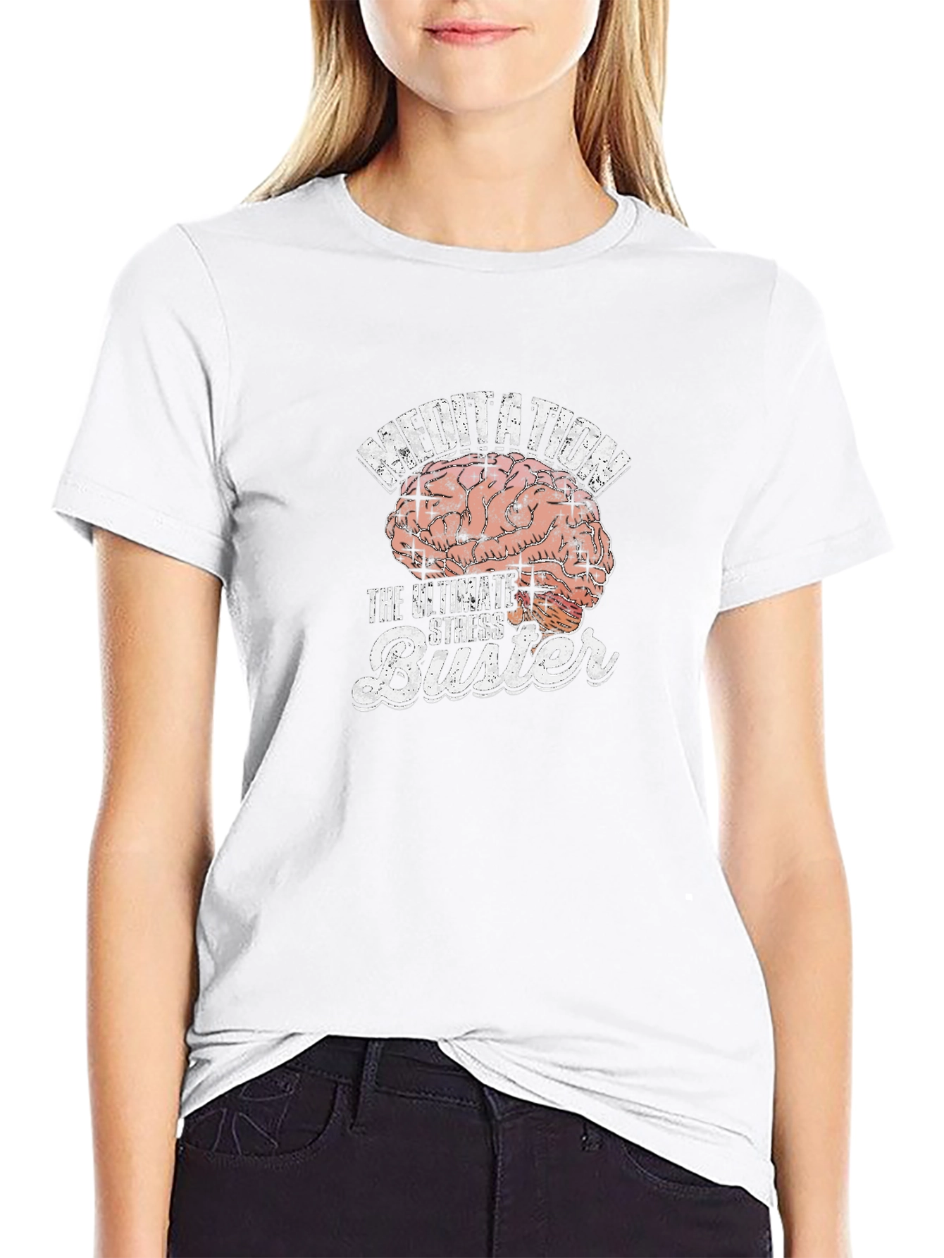 Meditation Brain T-Shirt - Ultimate Stress Buster