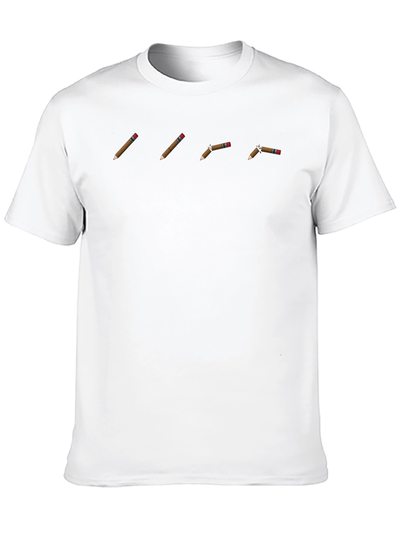 Pencil Graphic Black T-Shirt