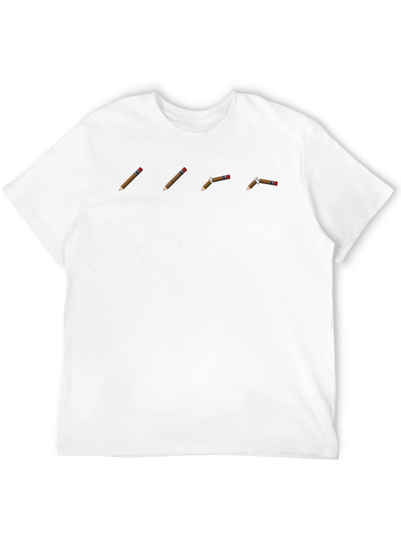 Pencil Graphic Black T-Shirt