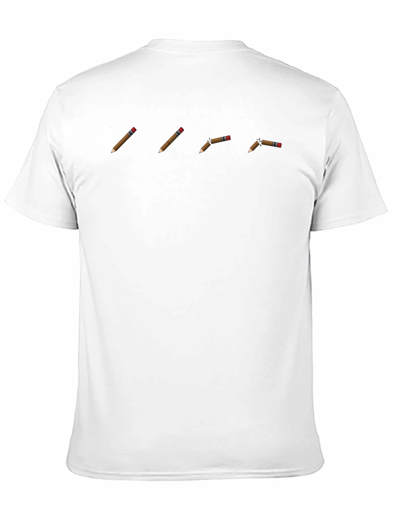 Pencil Graphic Black T-Shirt