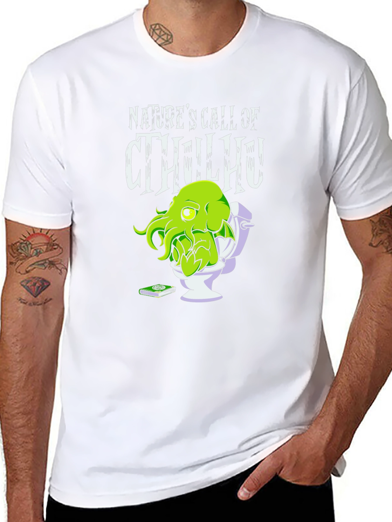 Natures Call of Cthulhu Graphic Tee - Black